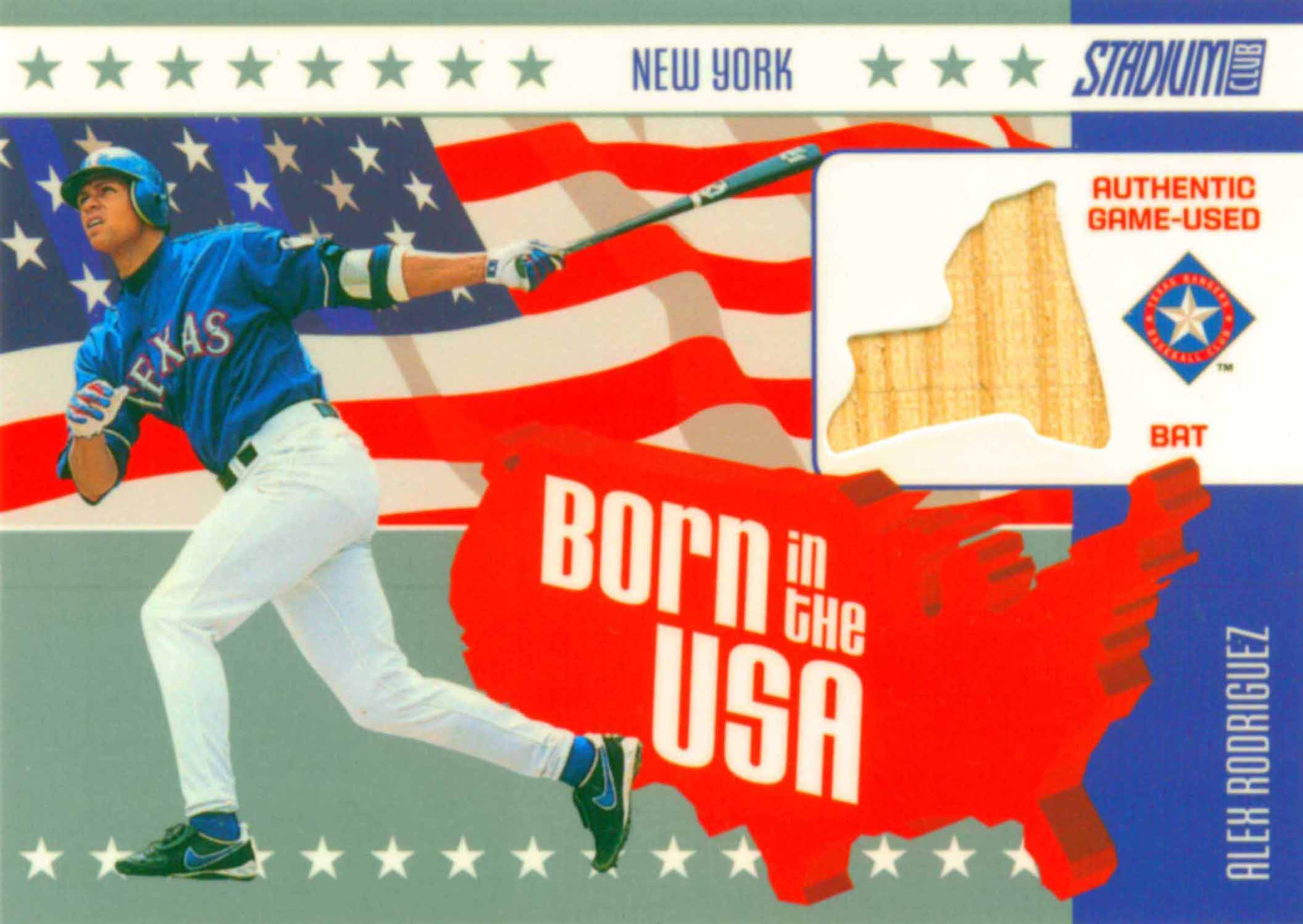 2003 Stadium Club Born in the USA Relics Bat