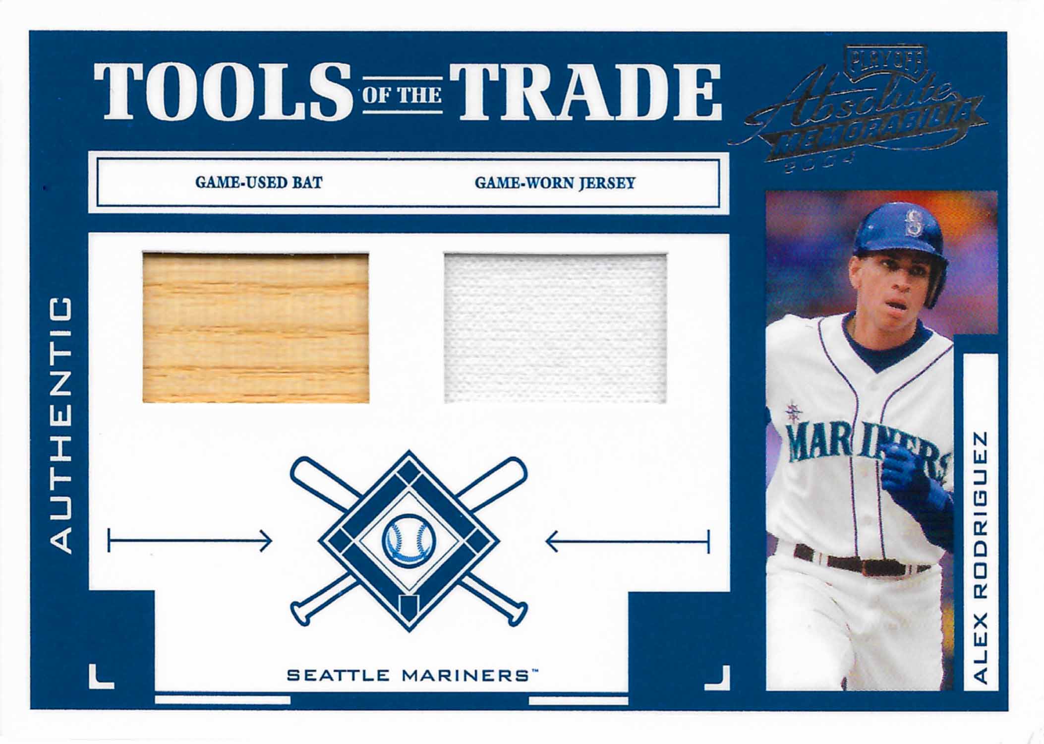 2004 Absolute Memorabilia Tools of the Trade Material Combo Bat-Jersey