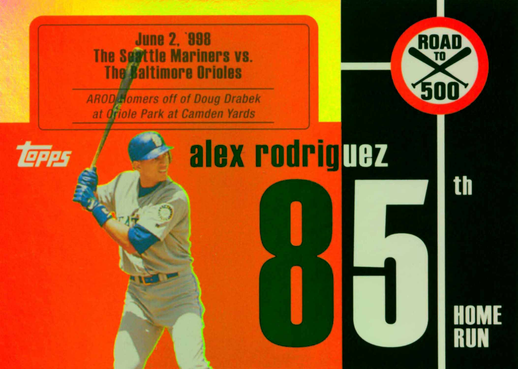 2007 Topps Alex Rodriguez Road to 500