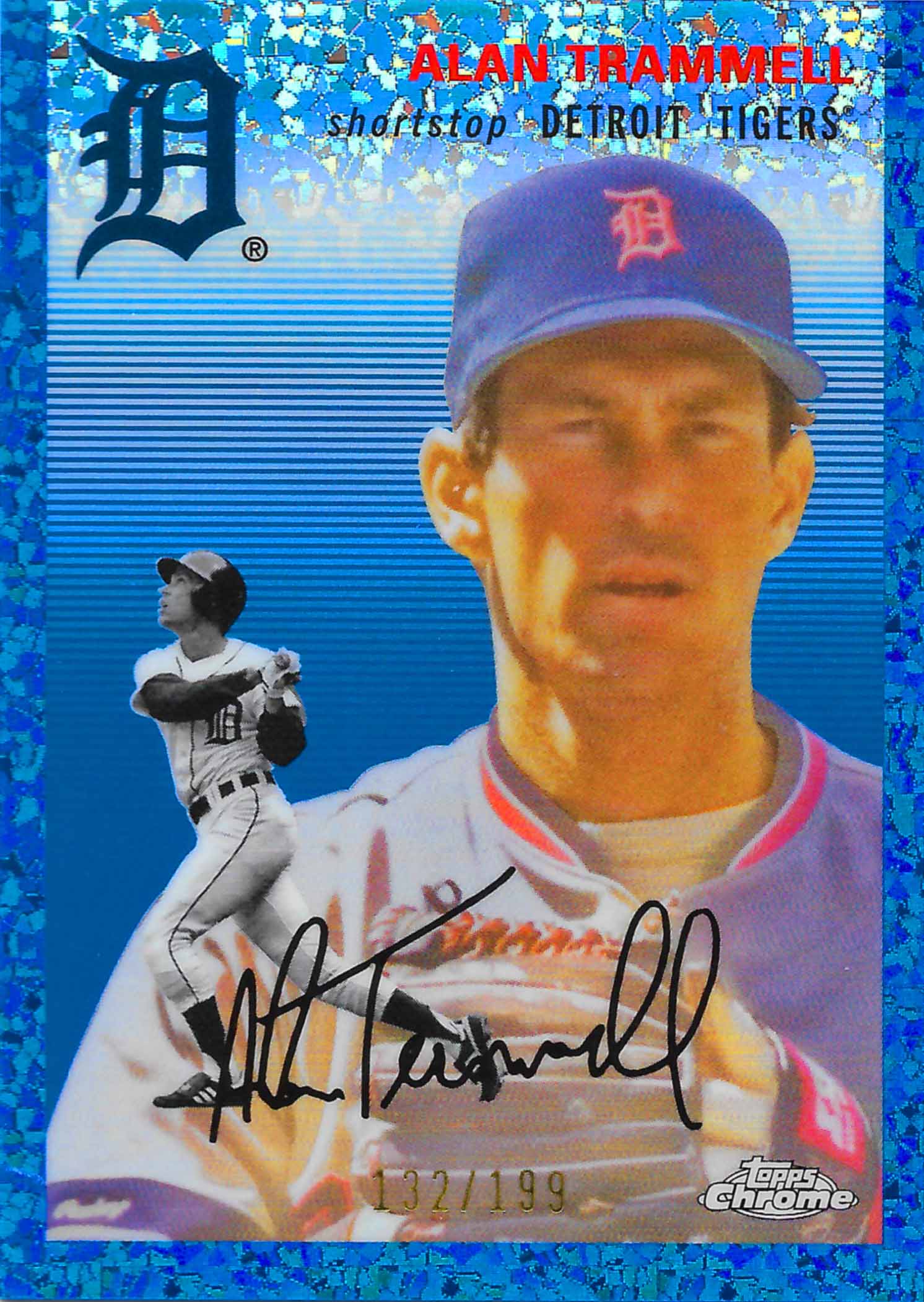 2023 Topps Chrome Platinum Anniversary Blue Mini-Diamond Refractors