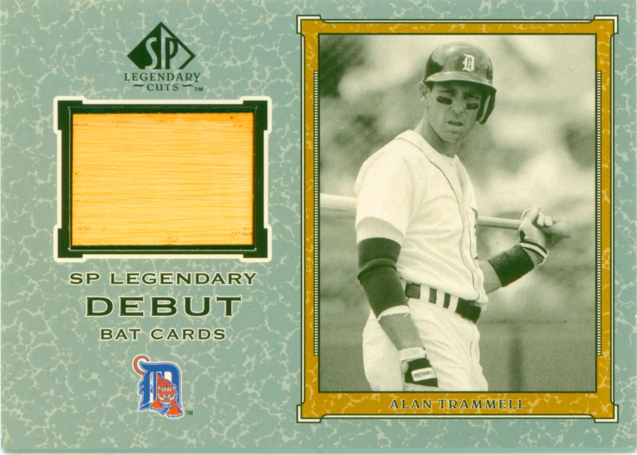 2001 SP Legendary Cuts Debut Game Bat