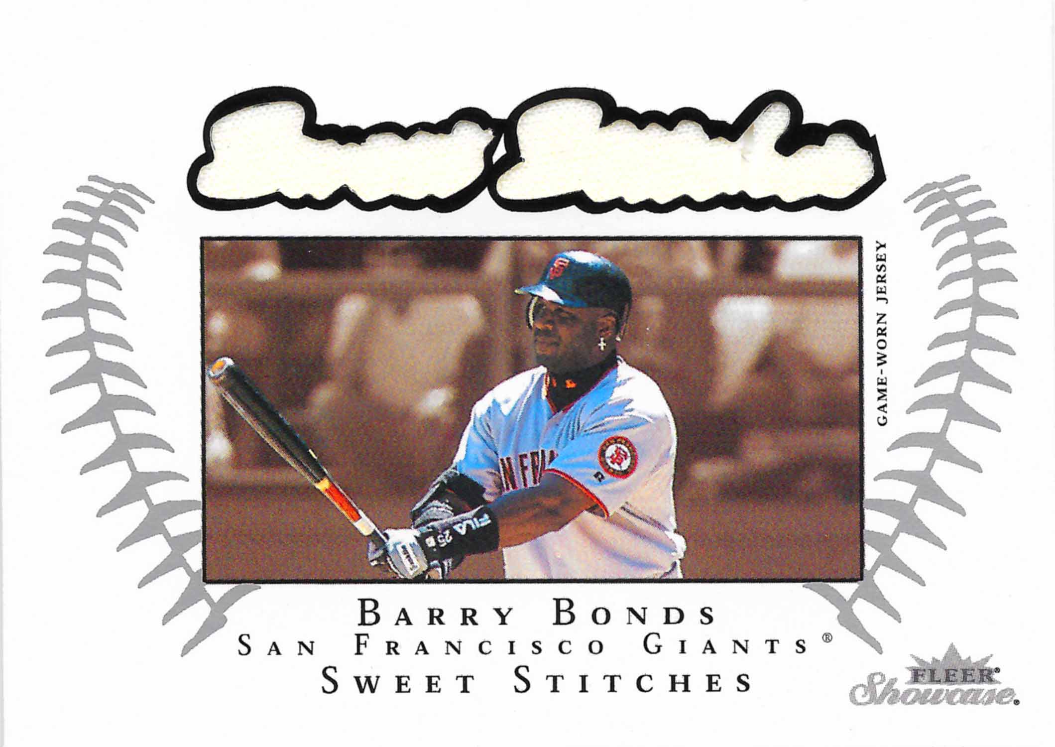 2003 Fleer Showcase Sweet Stitches Game Jersey
