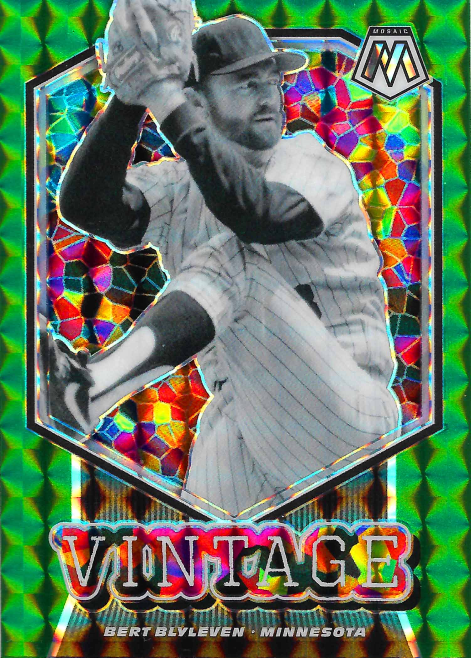 2021 Panini Mosaic Vintage Mosaic Green