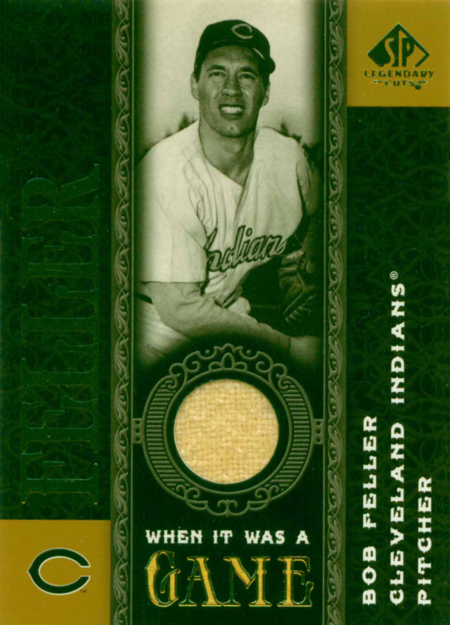 2007 SP Legendary Cuts When it Was a Game Memorabilia