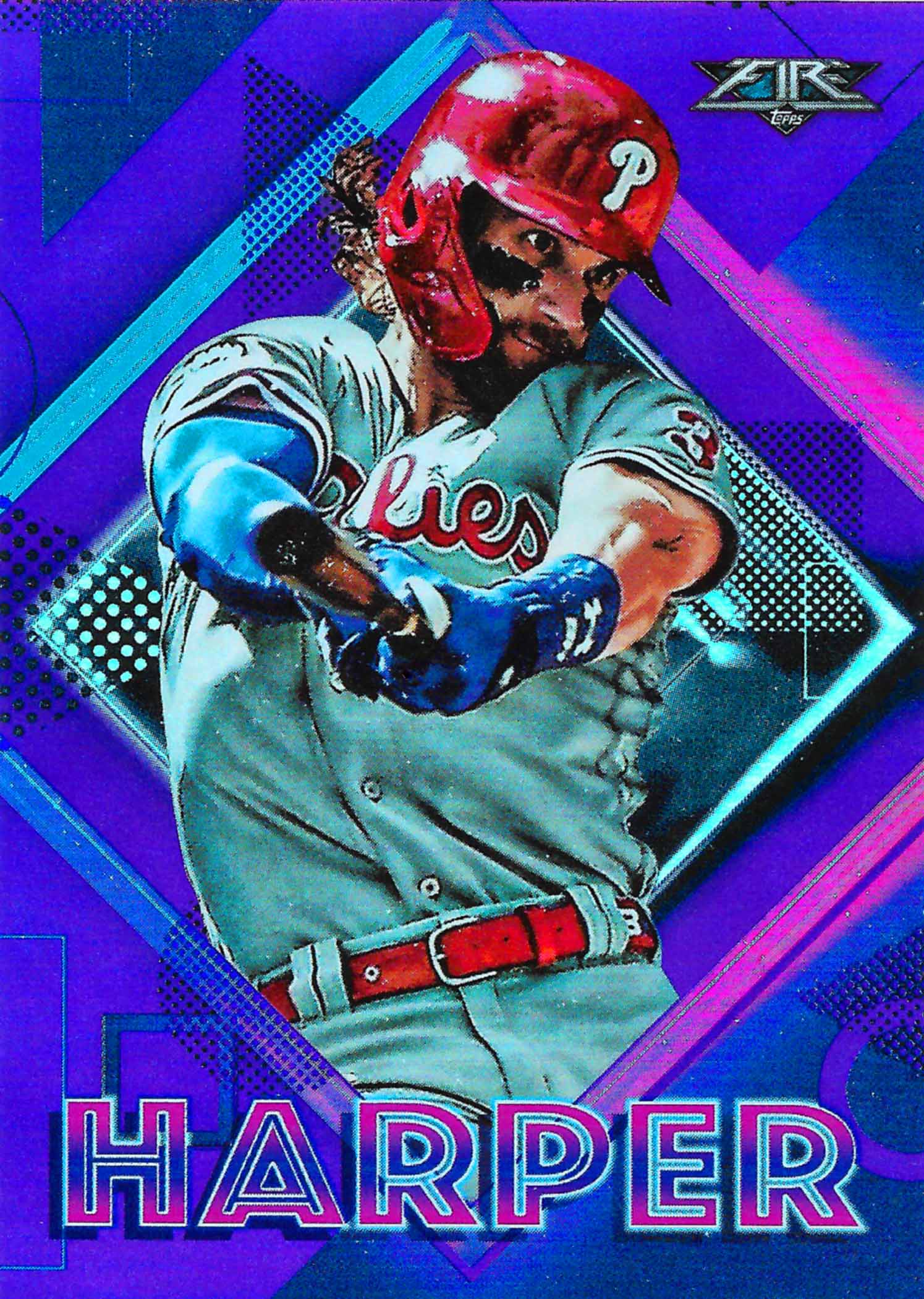 2020 Topps Fire Purple