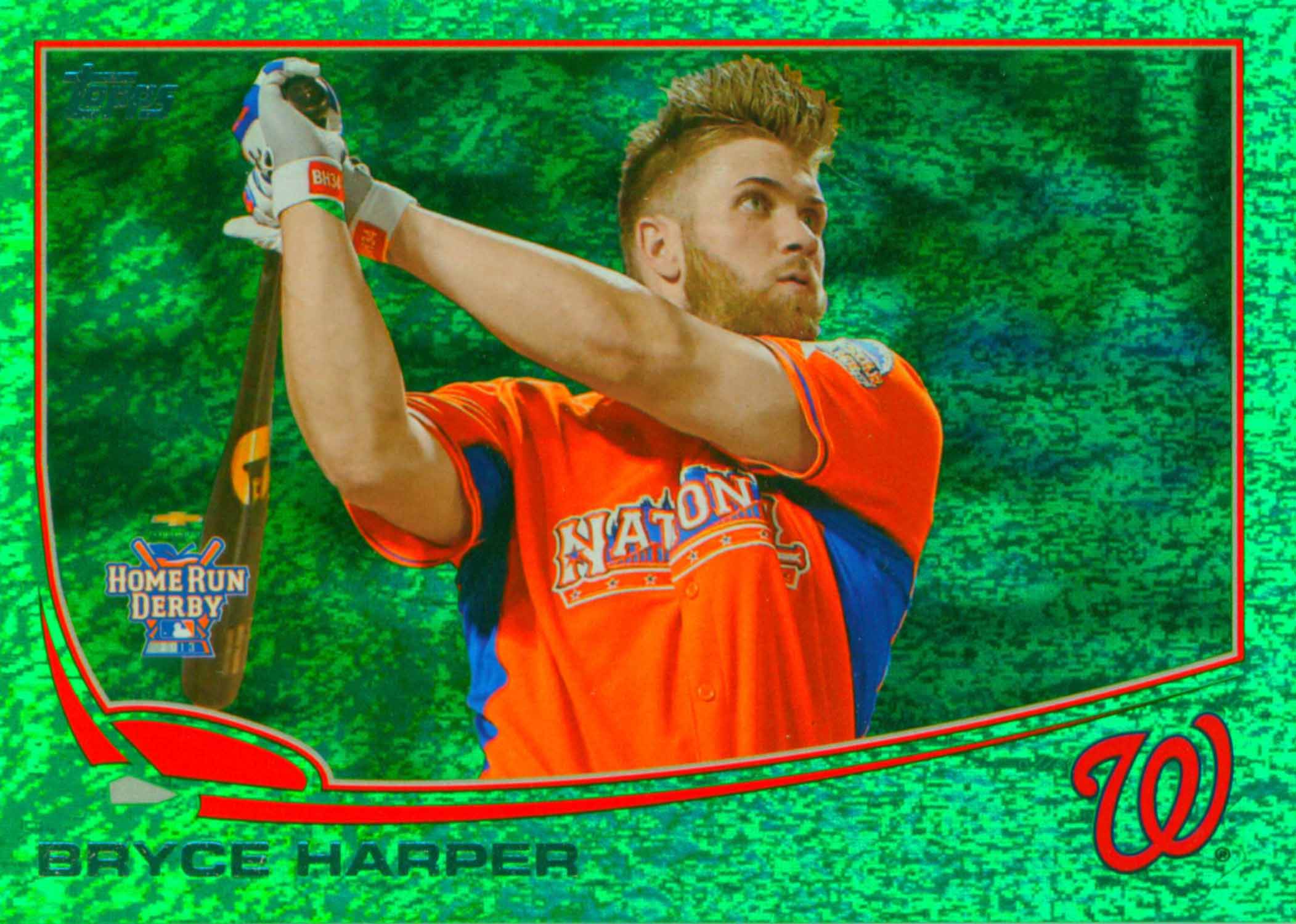 2013 Topps Update Emerald Home Run Derby