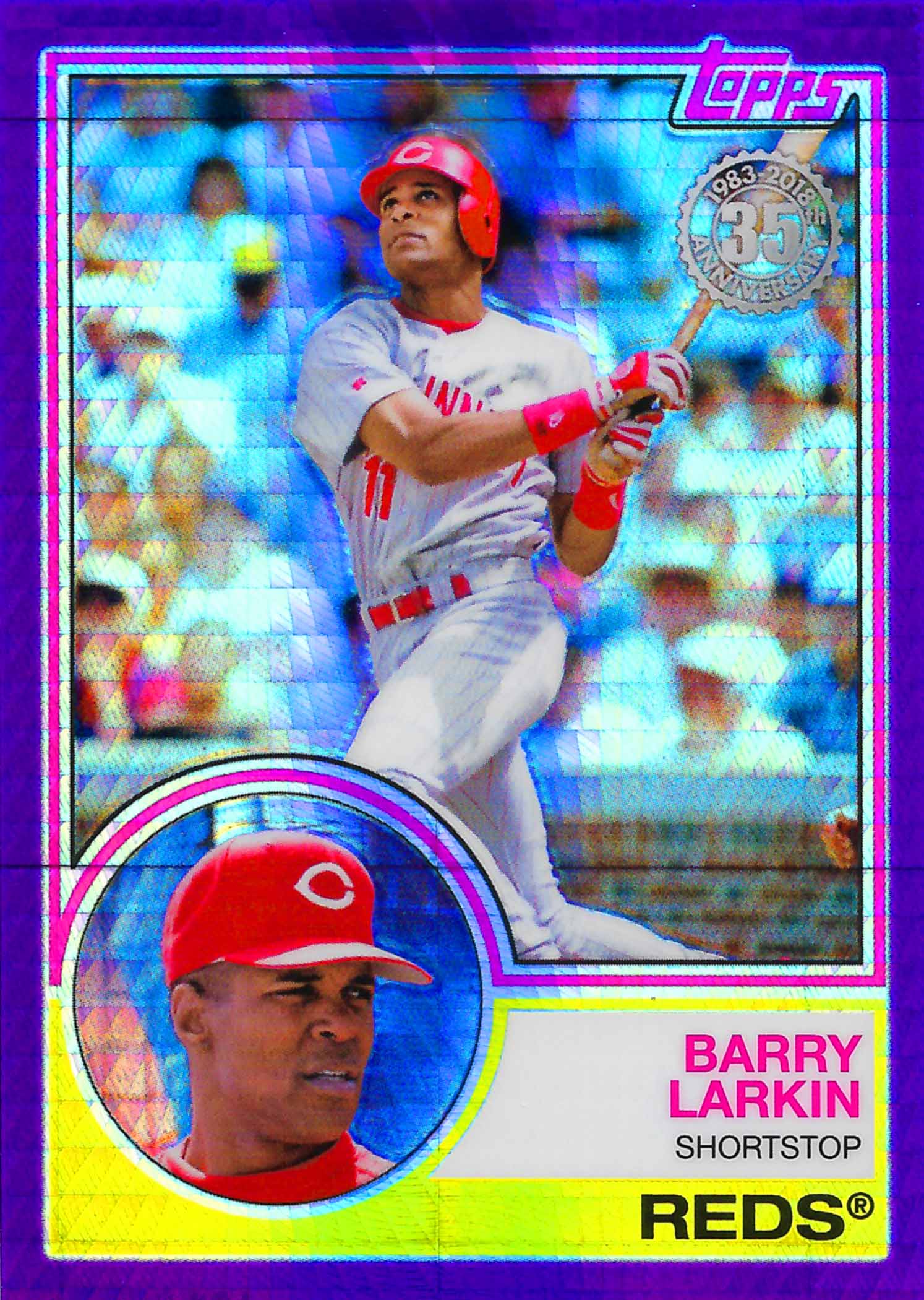 2018 Topps '83 Topps Silver Pack Chrome Purple Refractors