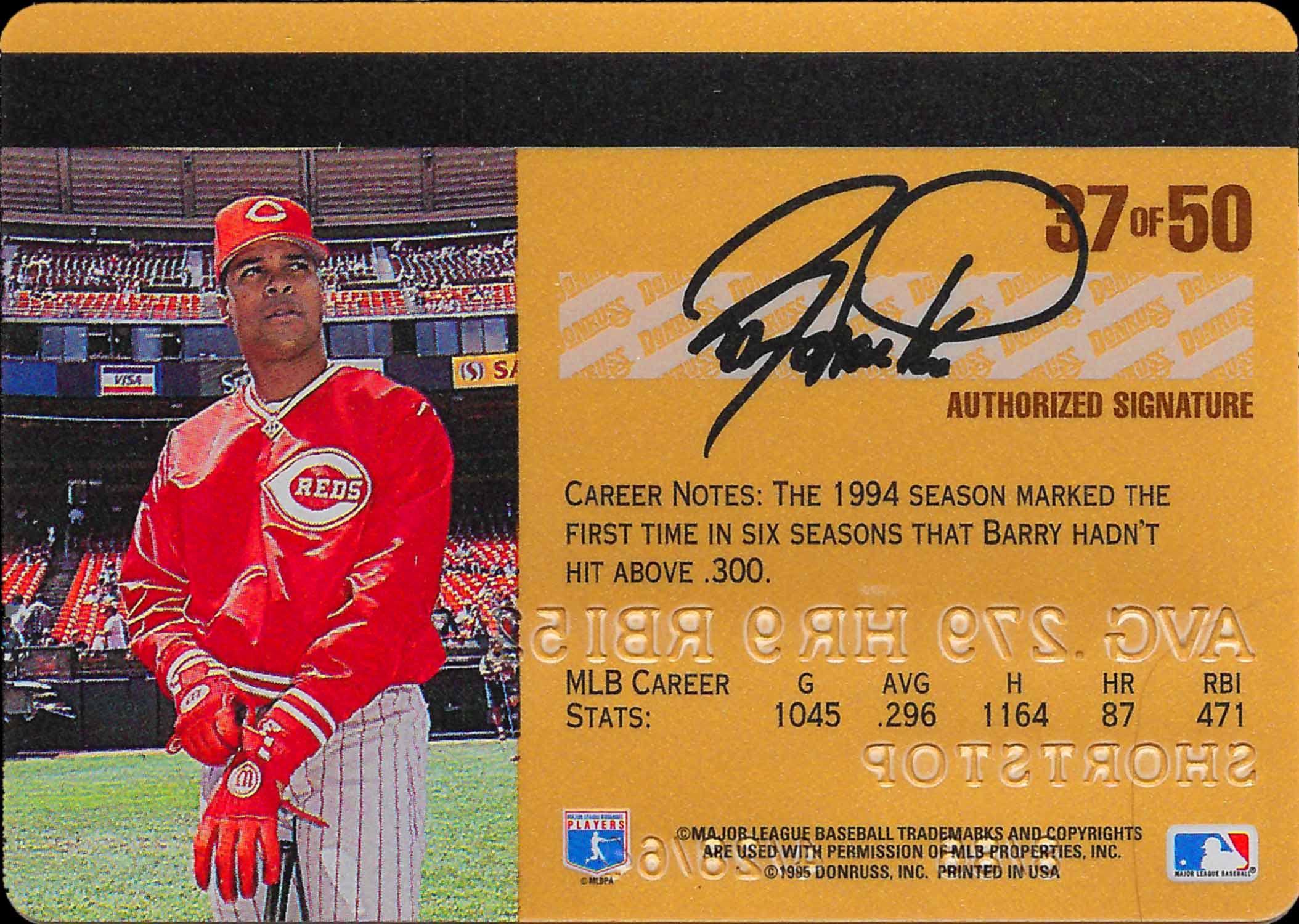 1995 Studio Gold Series Autographed