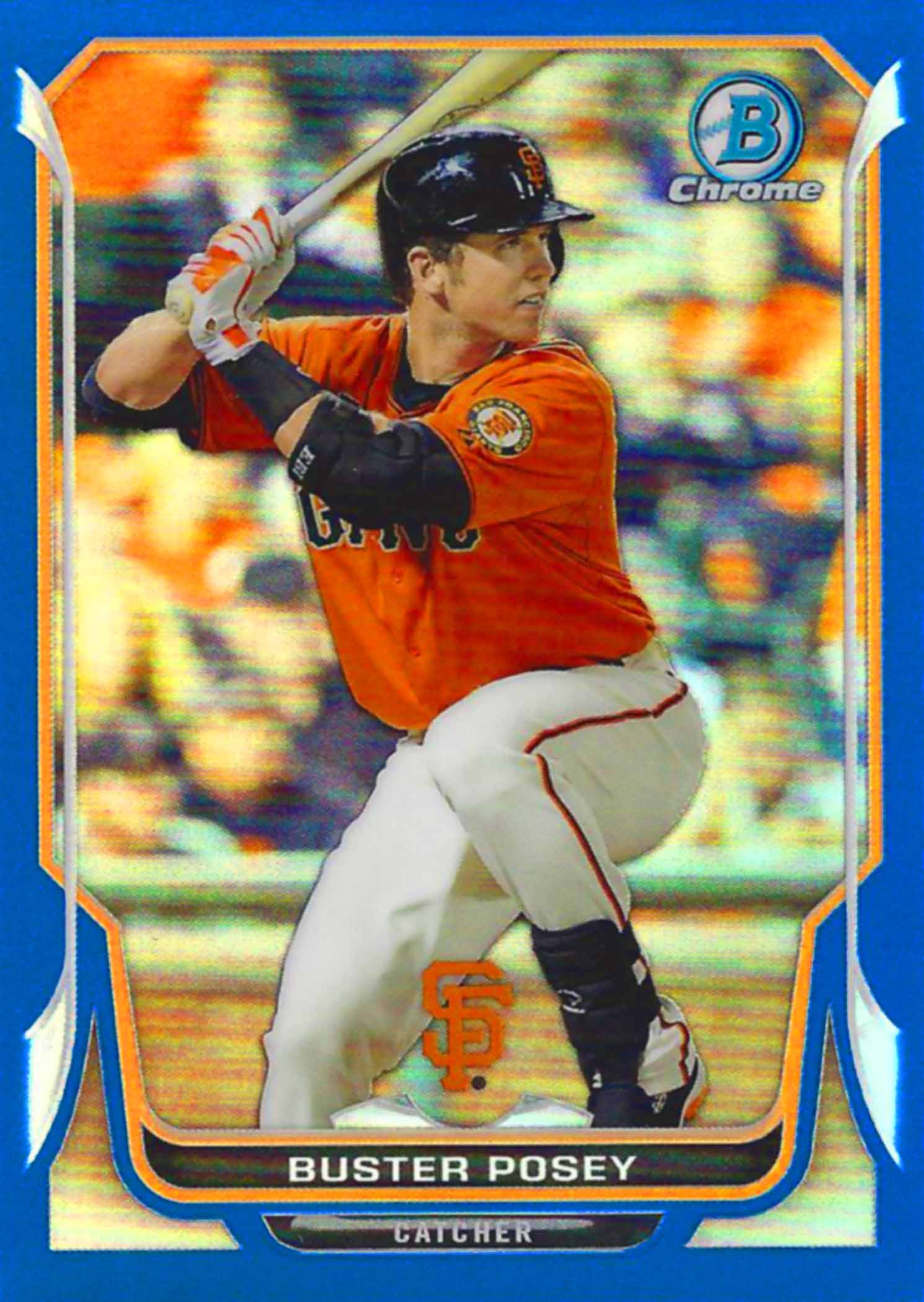 2014 Bowman Chrome Blue Refractors