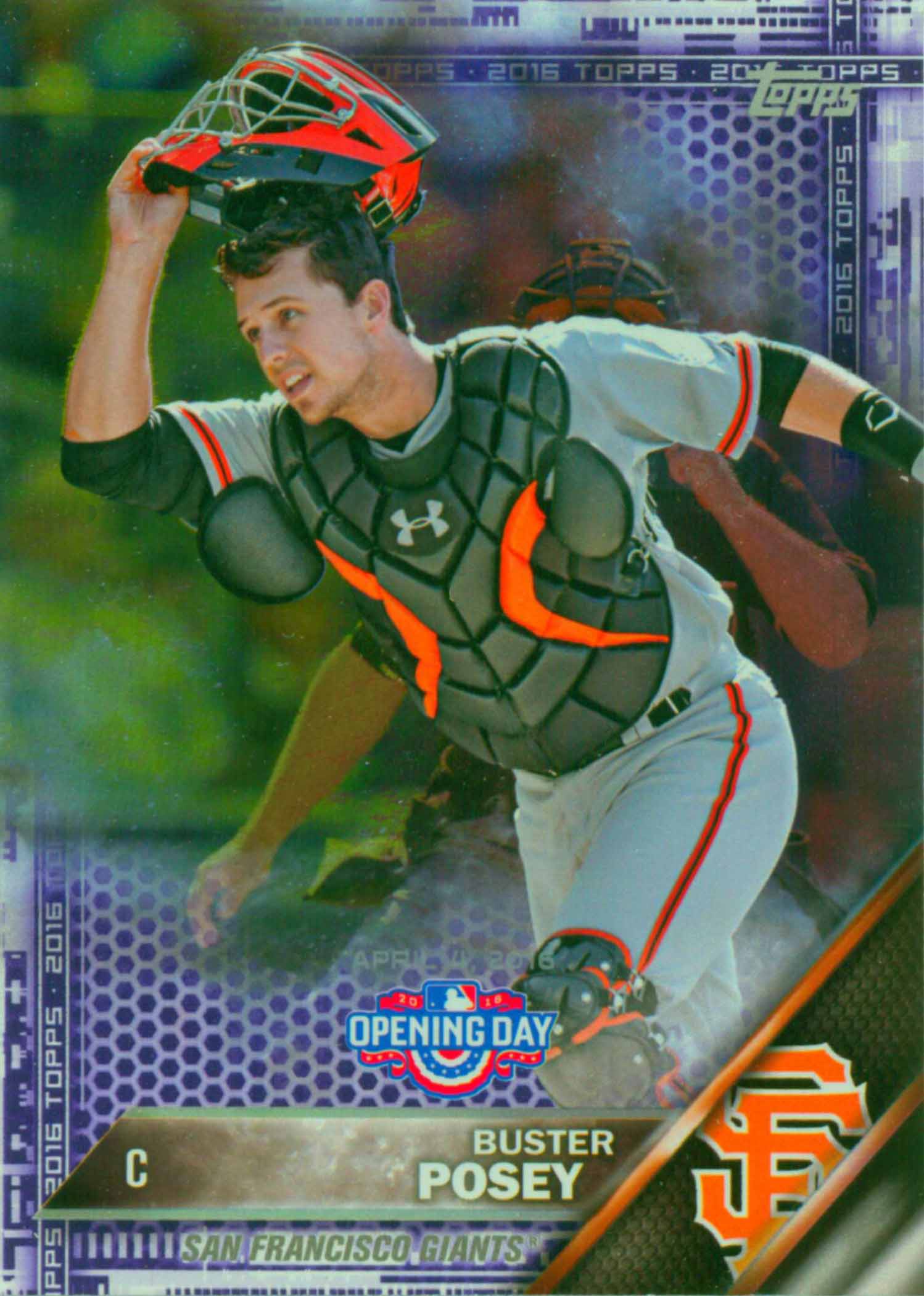 2016 Topps Opening Day Toys R Us Purple Foil