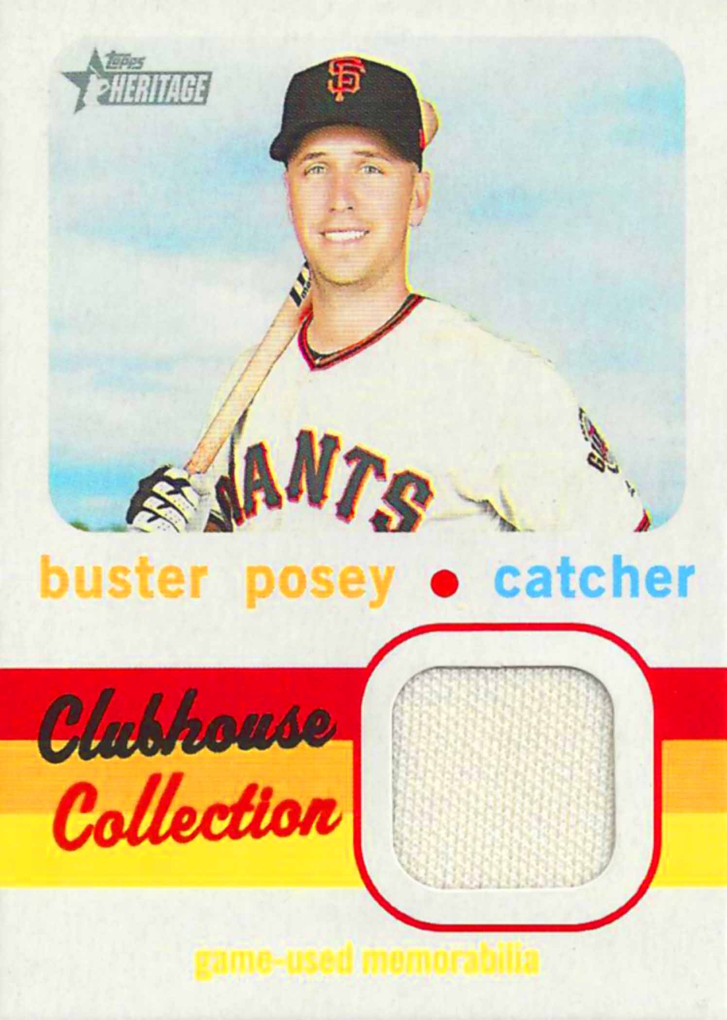 2020 Topps Heritage Clubhouse Collection Relics