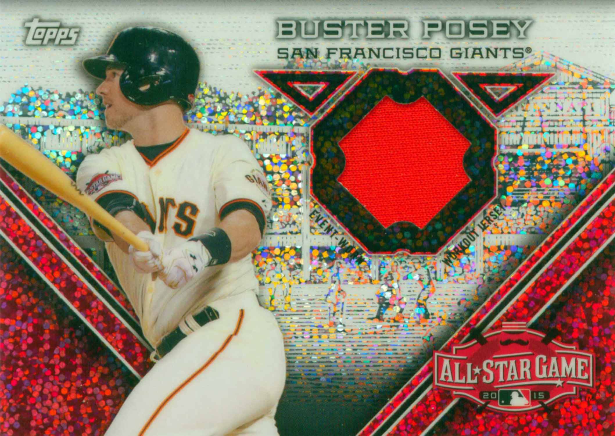 2015 Topps Update Chrome All Star Stiches