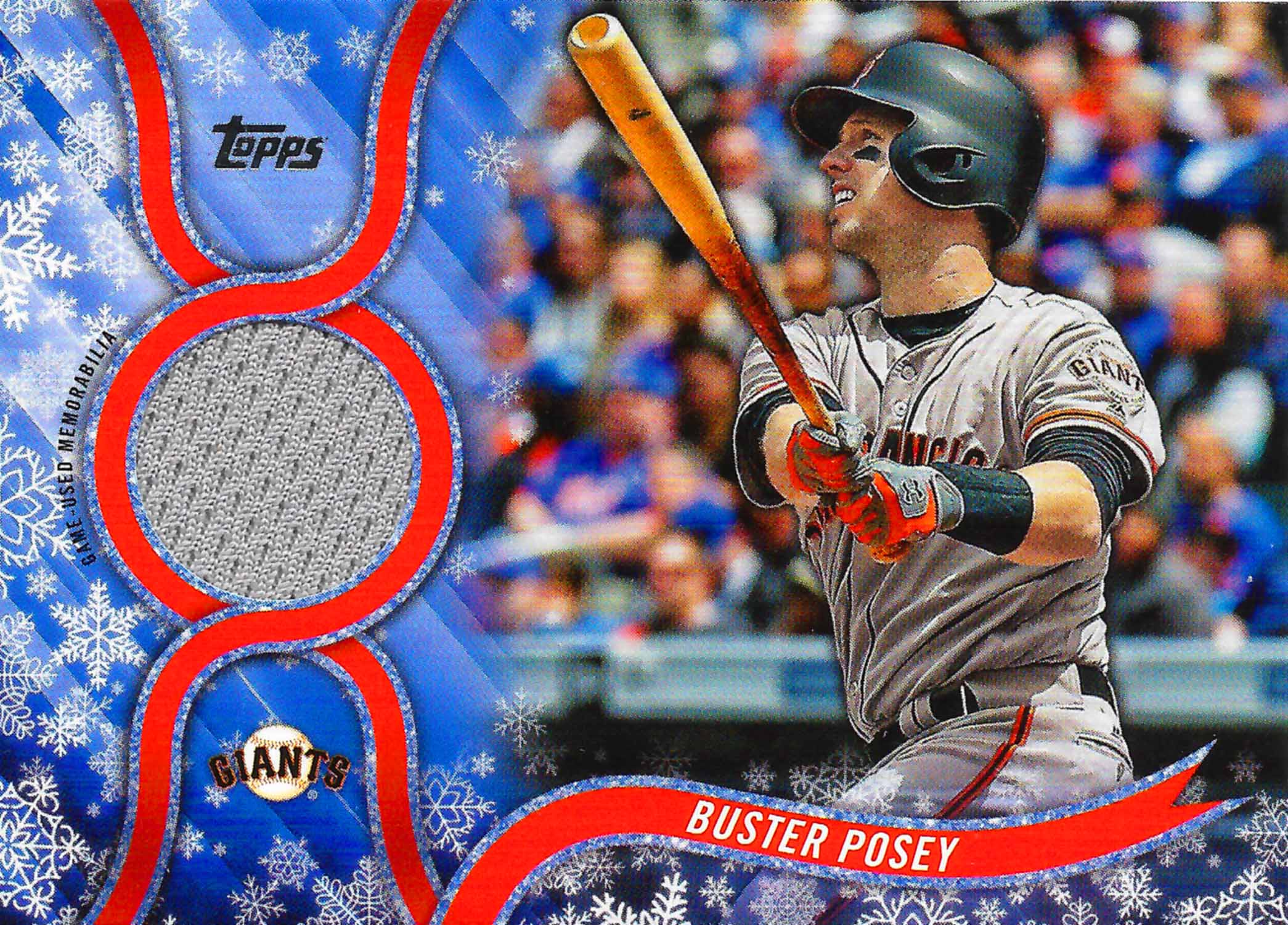 2018 Topps Walmart Holiday Snowflake Relics