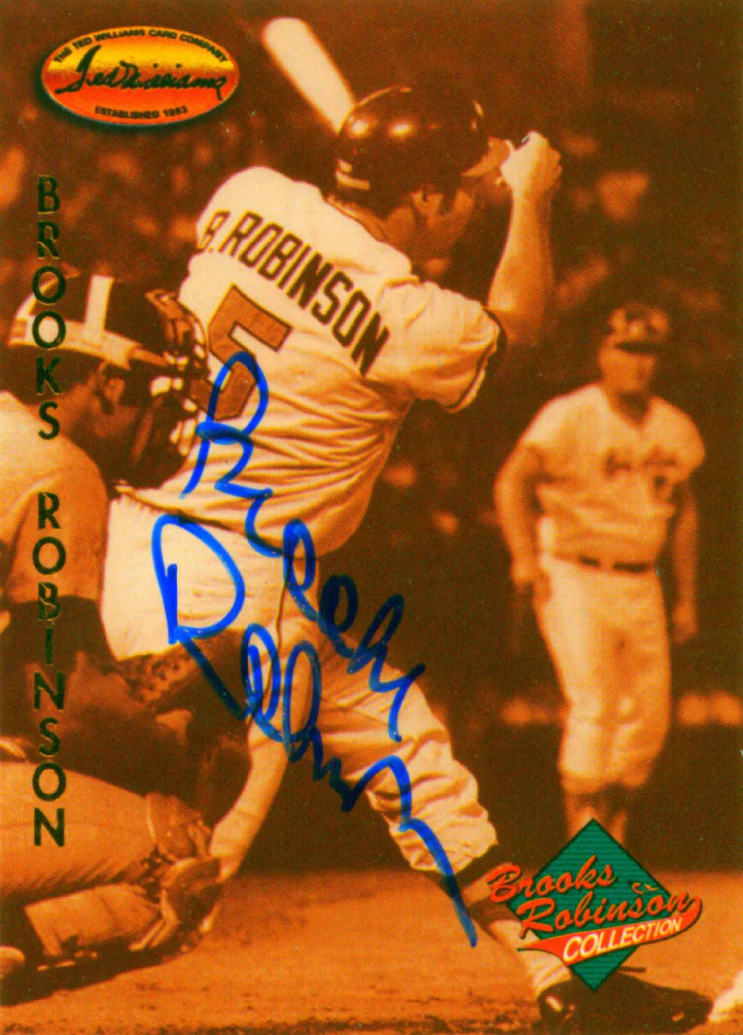 1993 Ted Williams Brooks Robinson Autographs