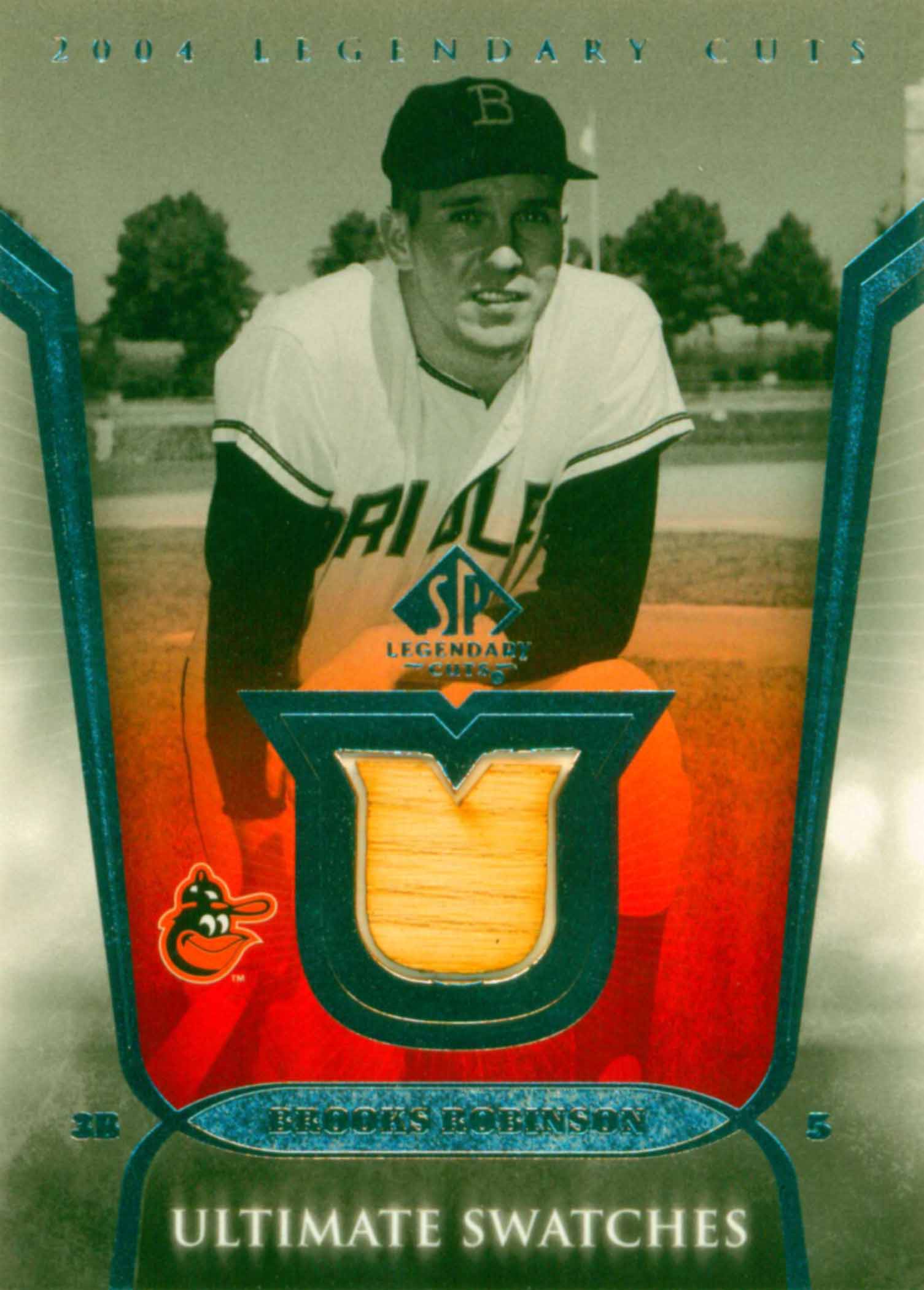 2004 SP Legendary Cuts Ultimate Swatches Bat