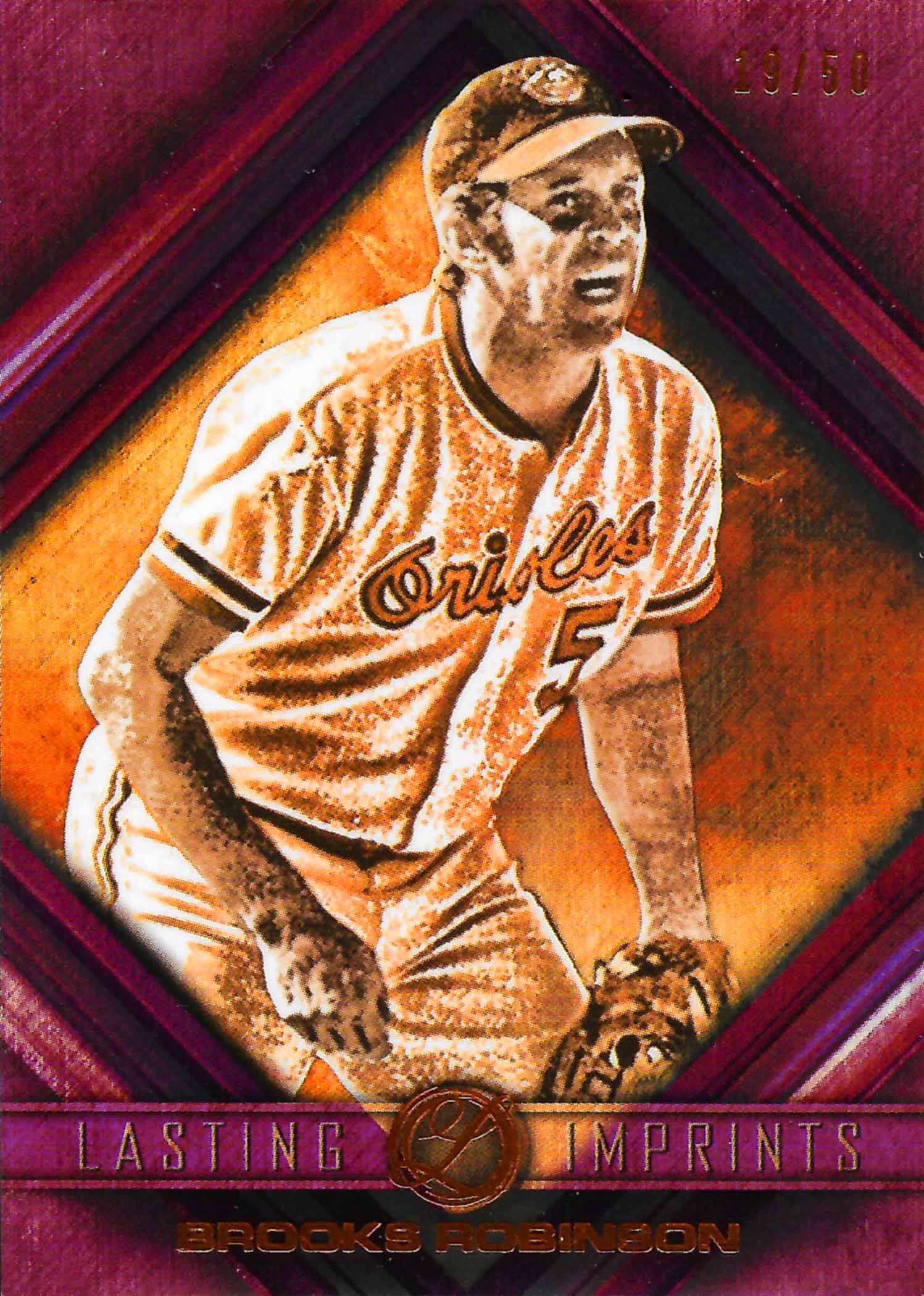 2016 Topps Legacies of Baseball Lasting Imprints Purple