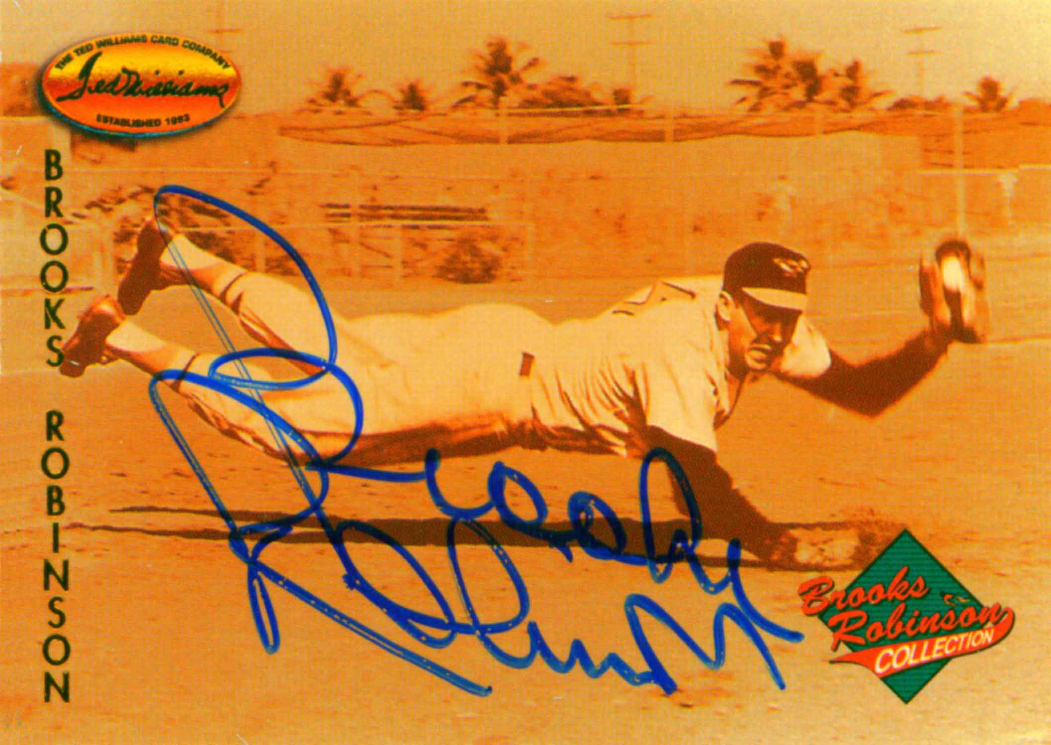 1993 Ted Williams Brooks Robinson Autographs