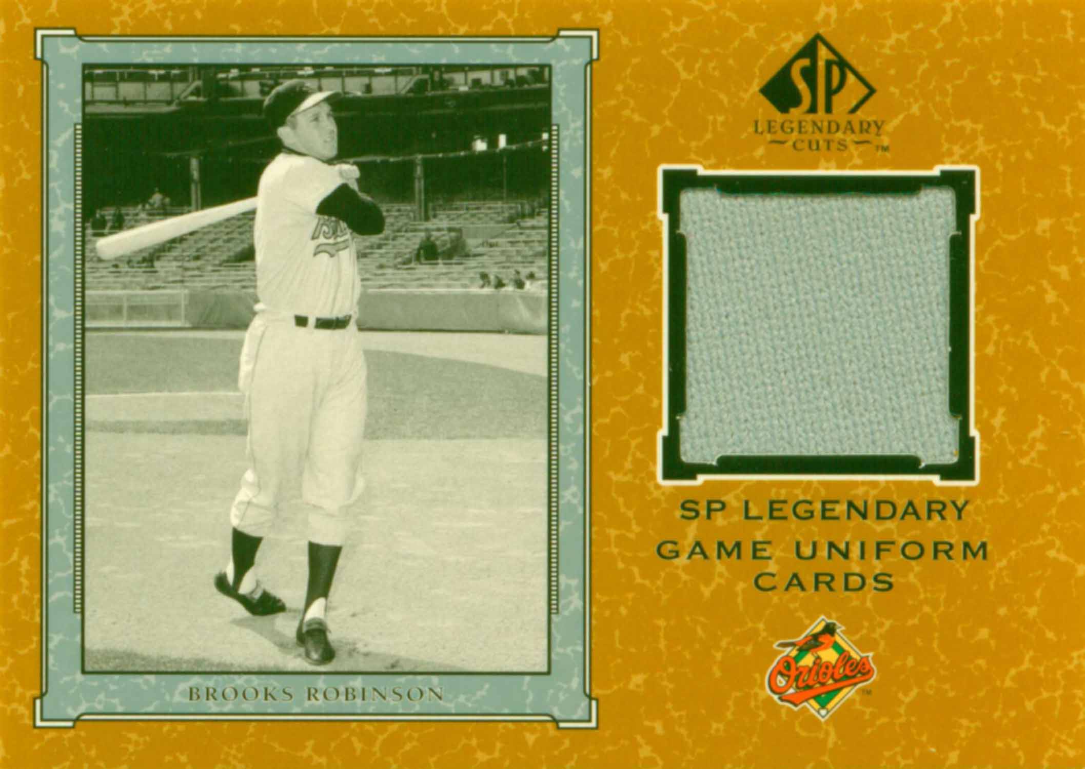 2001 SP Legendary Cuts Game Jersey Uniform
