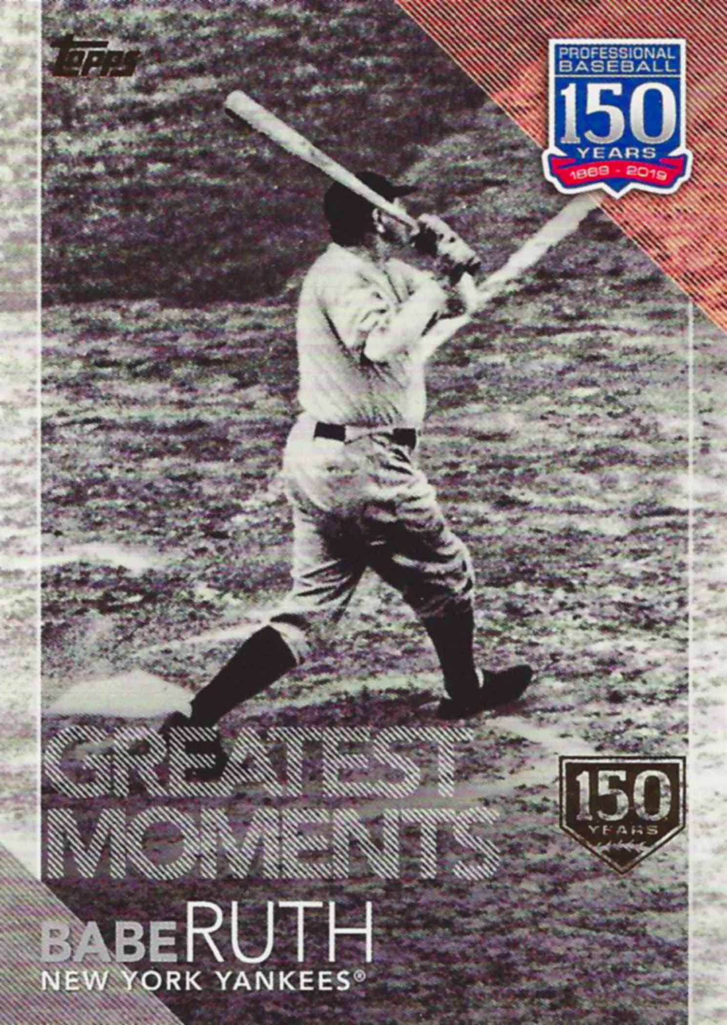 2019 Topps 150 Years of Professional Baseball 150th Anniversary