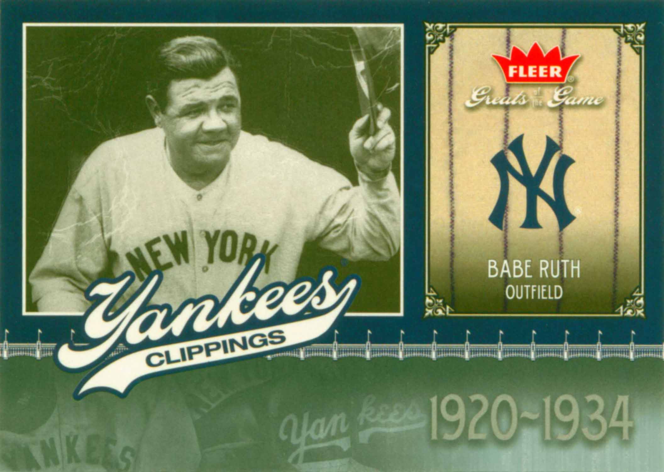 2006 Greats of the Game Yankee Clippings