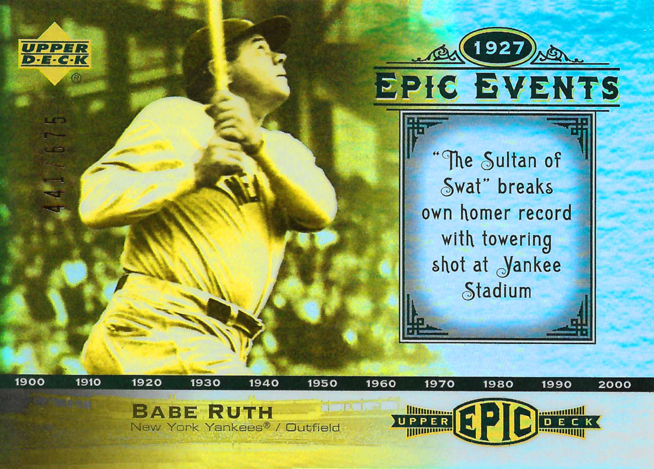 2006 Upper Deck Epic Events