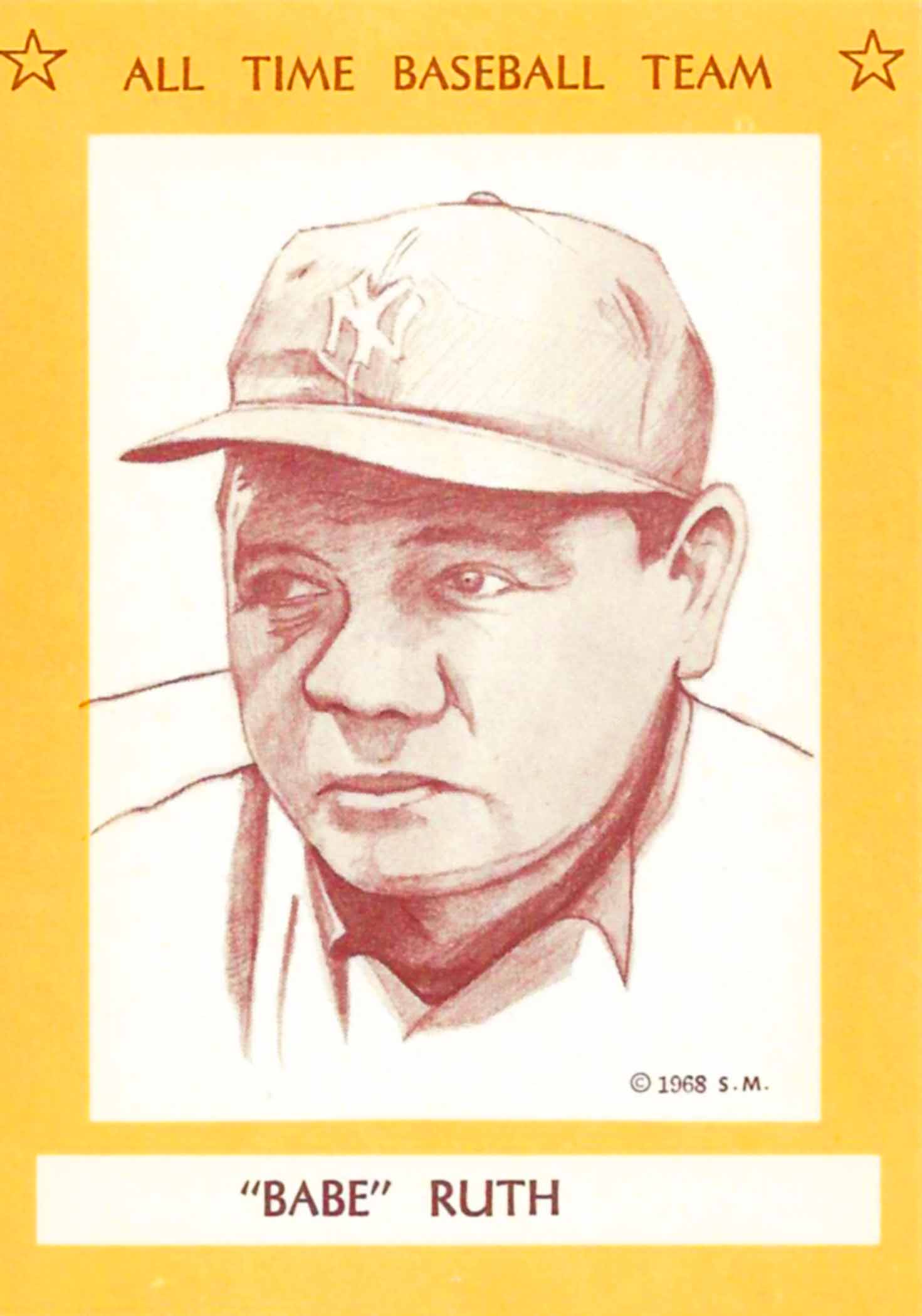 1968 Sports Memorabilia All-Time Greats