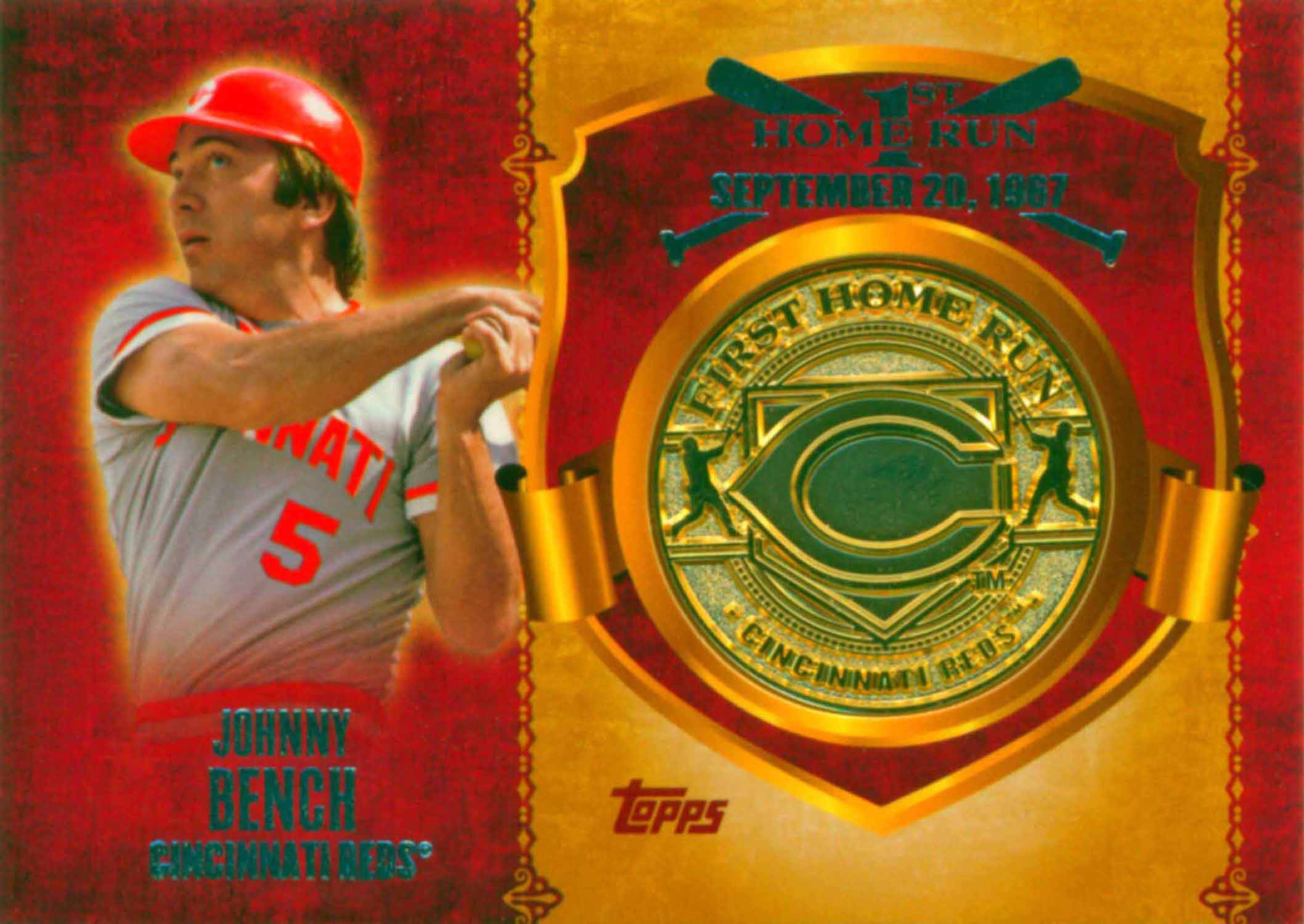 2015 Topps First Home Run Medallions