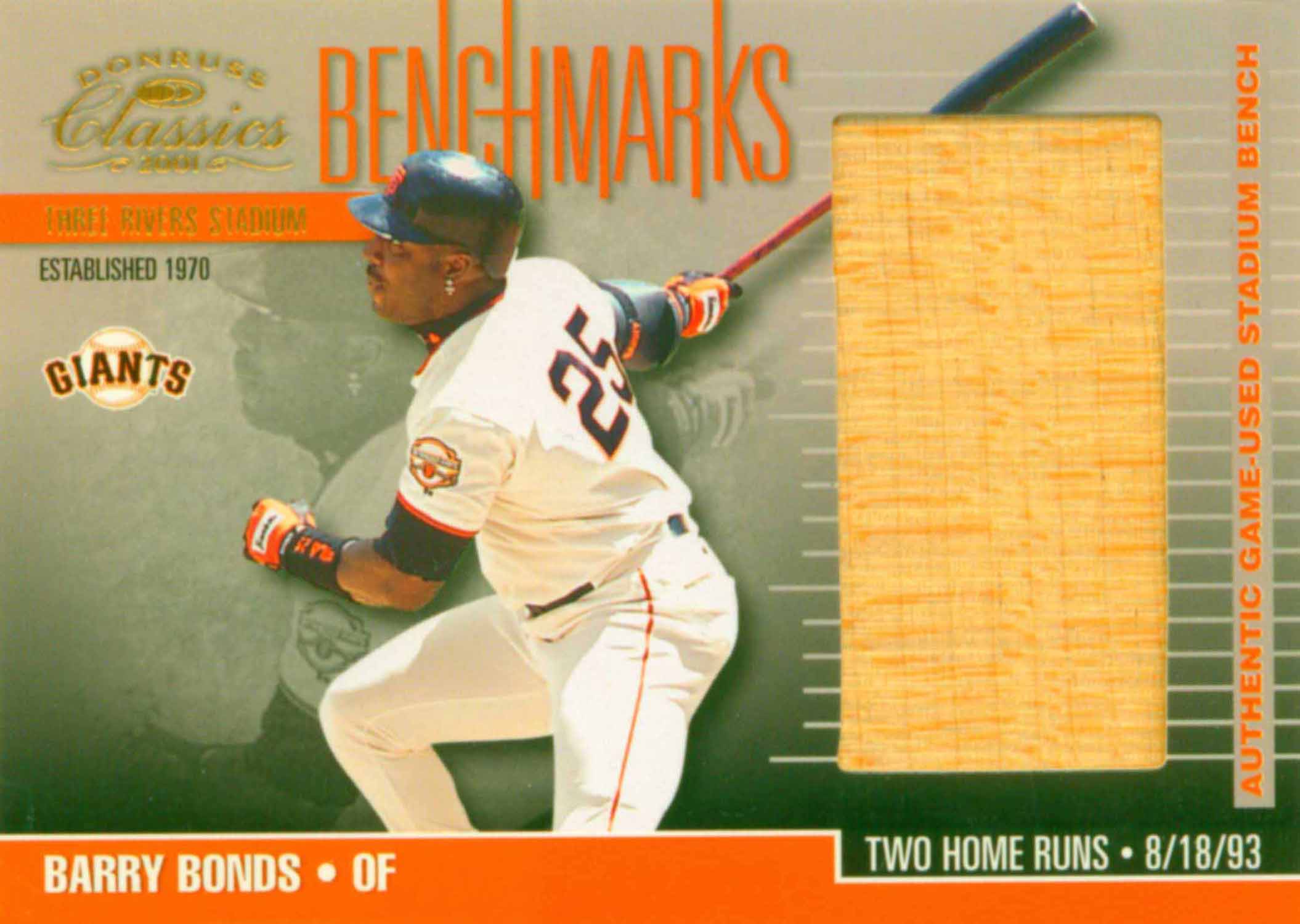 2001 Donruss Classics Benchmarks