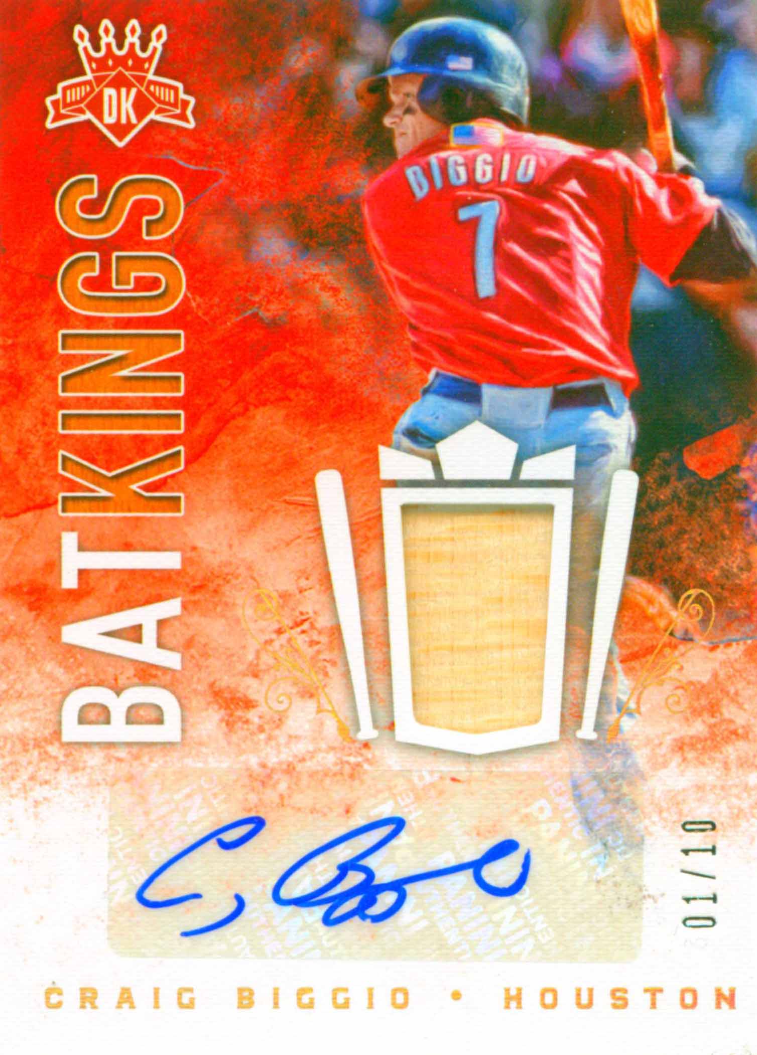 2017 Diamond Kings Bat Kings Signatures Holo Gold