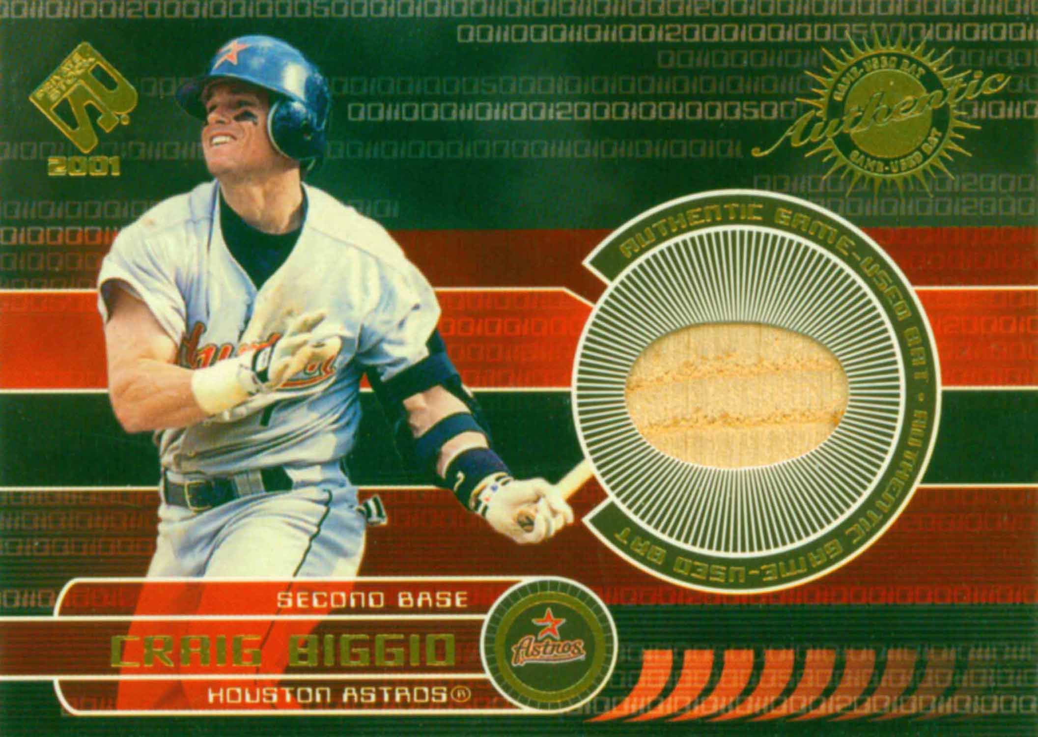 2001 Private Stock Game Gear Bat