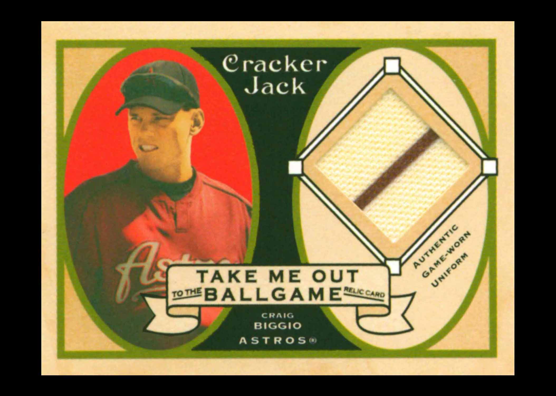 2005 Topps Cracker Jack Take Me Out to the Ballgame Mini Relics Uniform