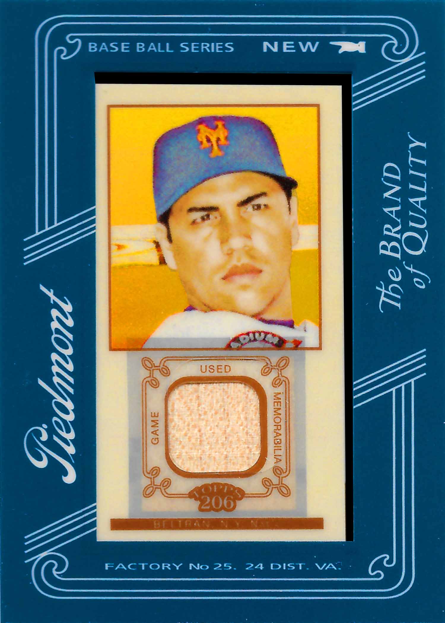 2009 Topps 206 Mini Framed Relics Piedmont