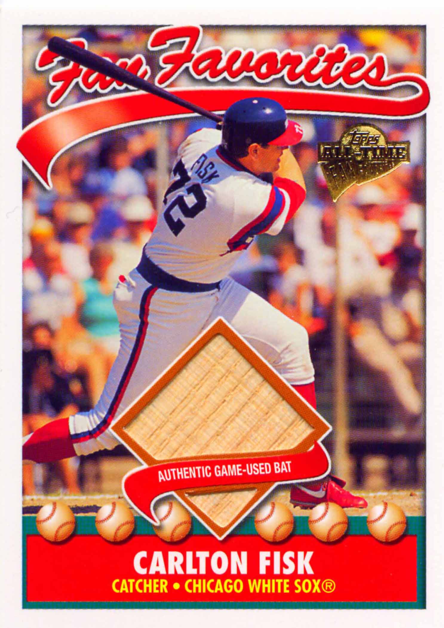 2004 Topps All-Time Fan Favorites Relics Bat