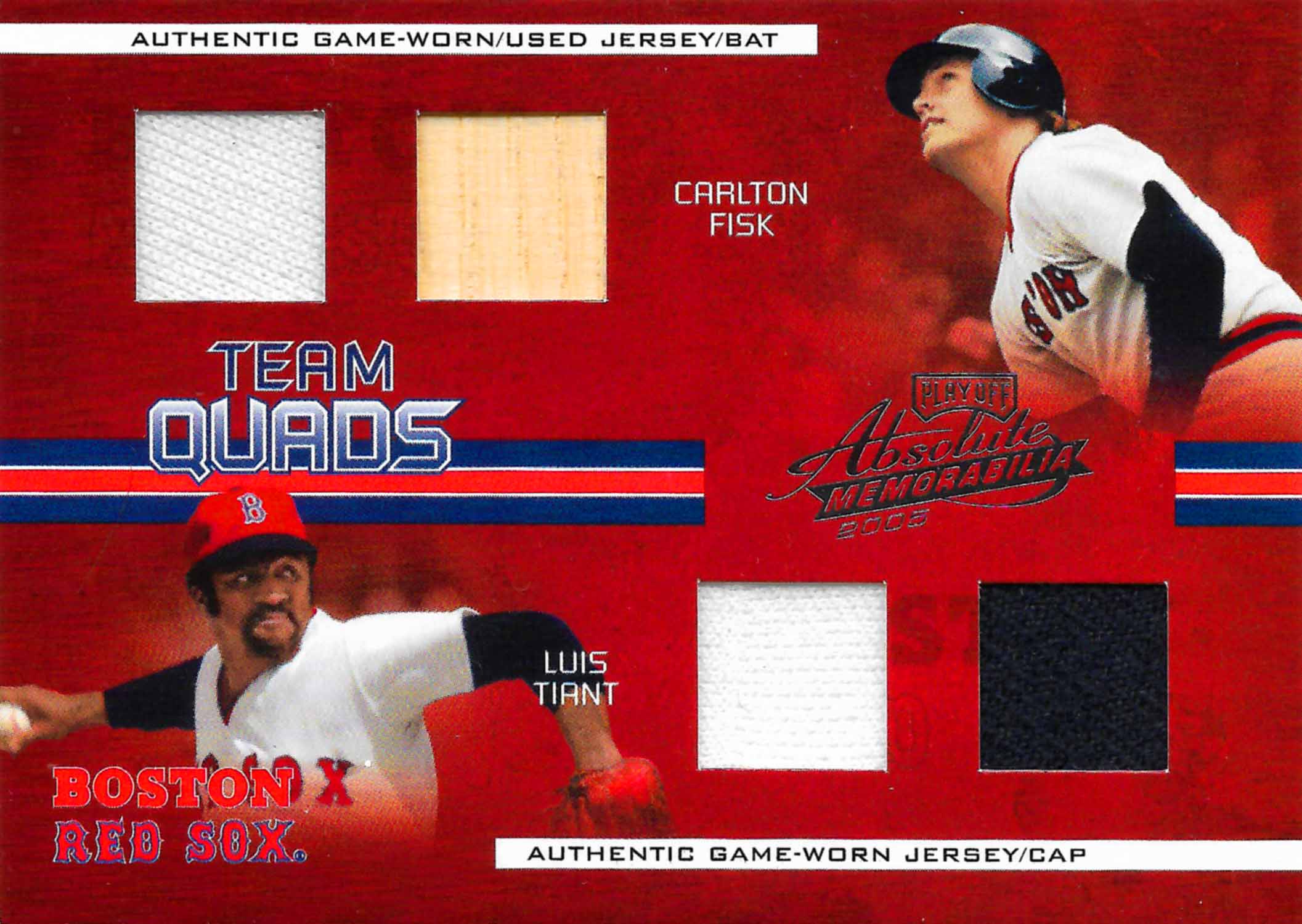 2005 Absolute Memorabilia Team Quads Swatch Double