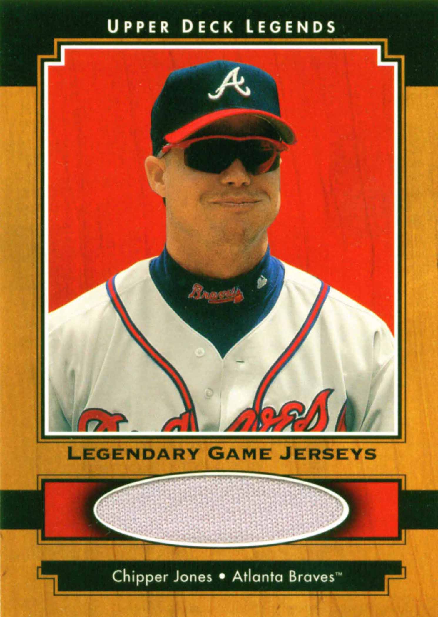 2001 Upper Deck Legends Legendary Game Jersey