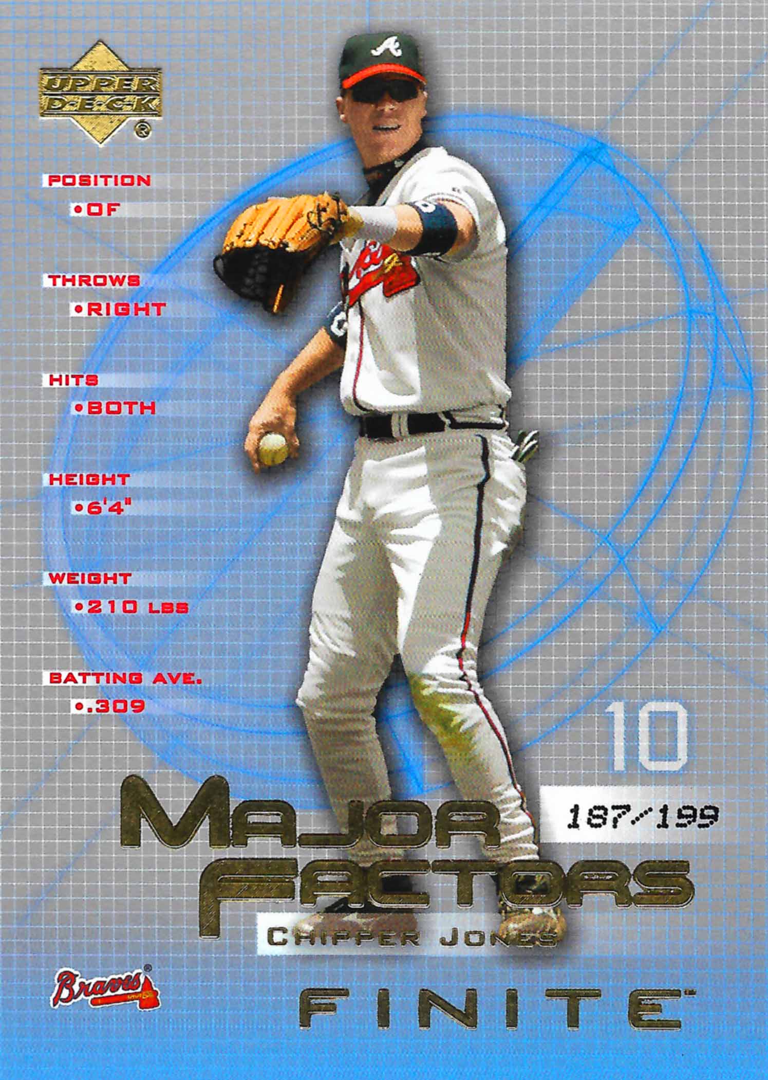 2003 Upper Deck Finite Gold Major Factors