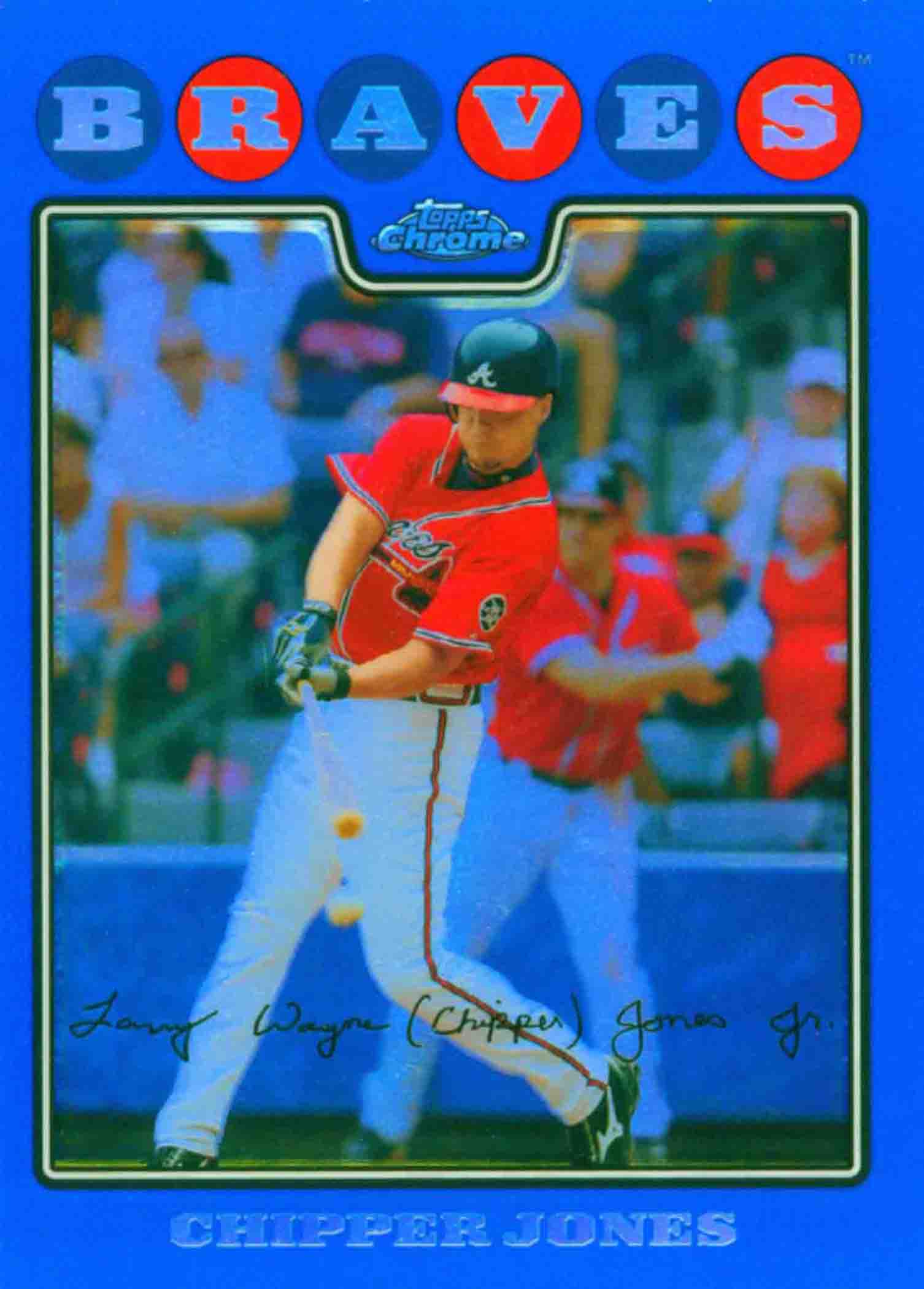 2008 Topps Chrome Blue Refractors