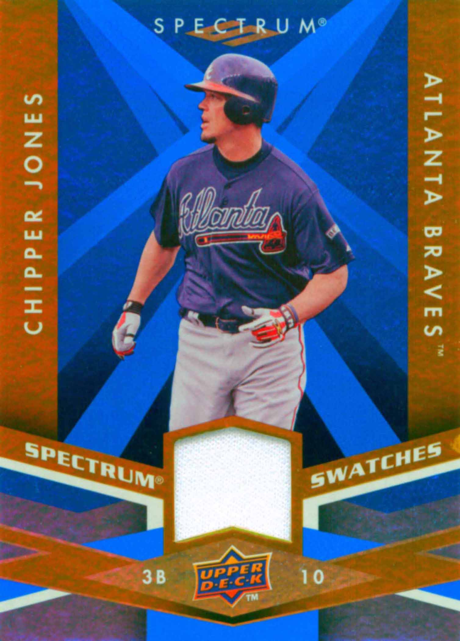 2009 Upper Deck Spectrum Spectrum Swatches Blue