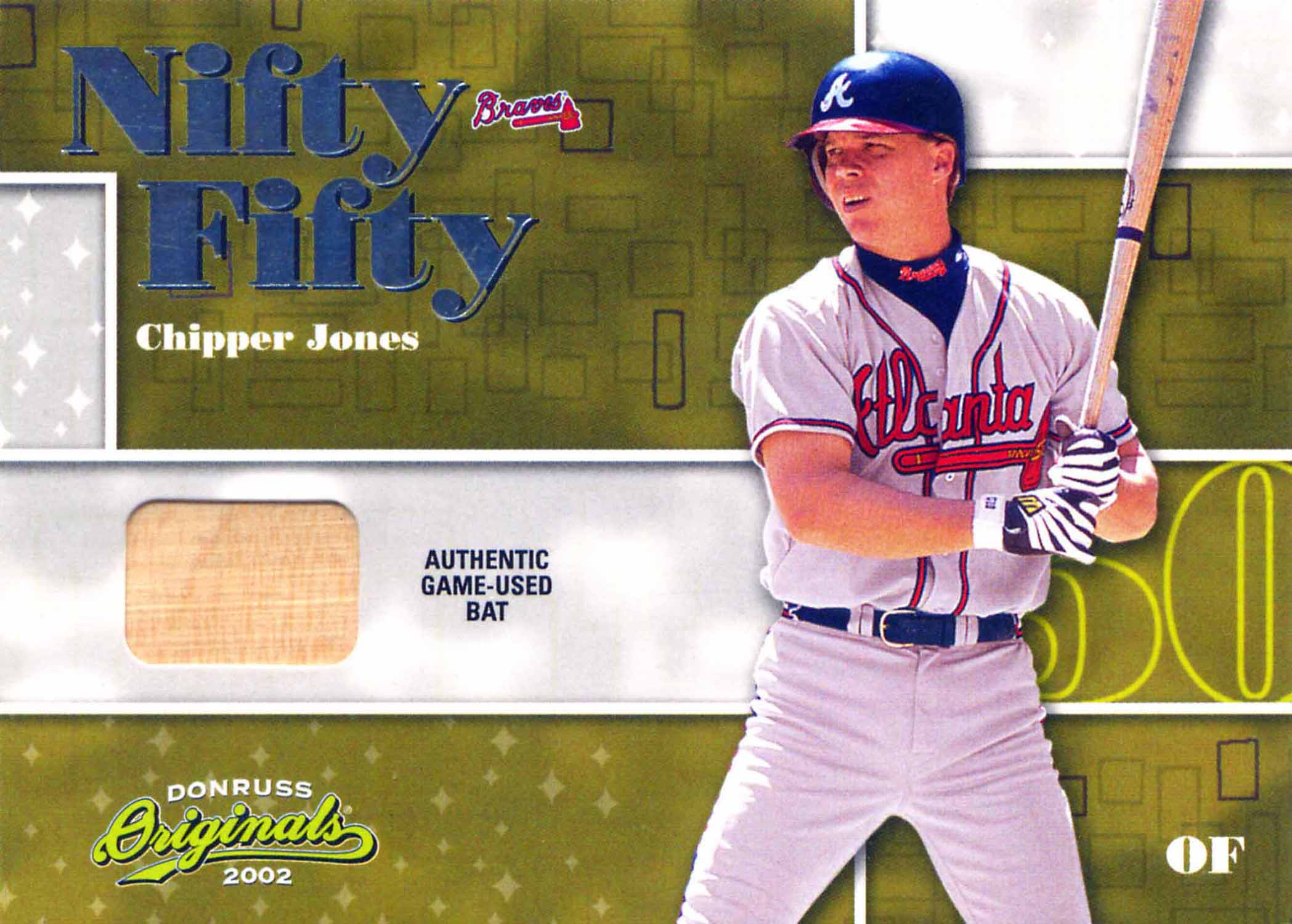2002 Donruss Originals Nifty Fifty Bats