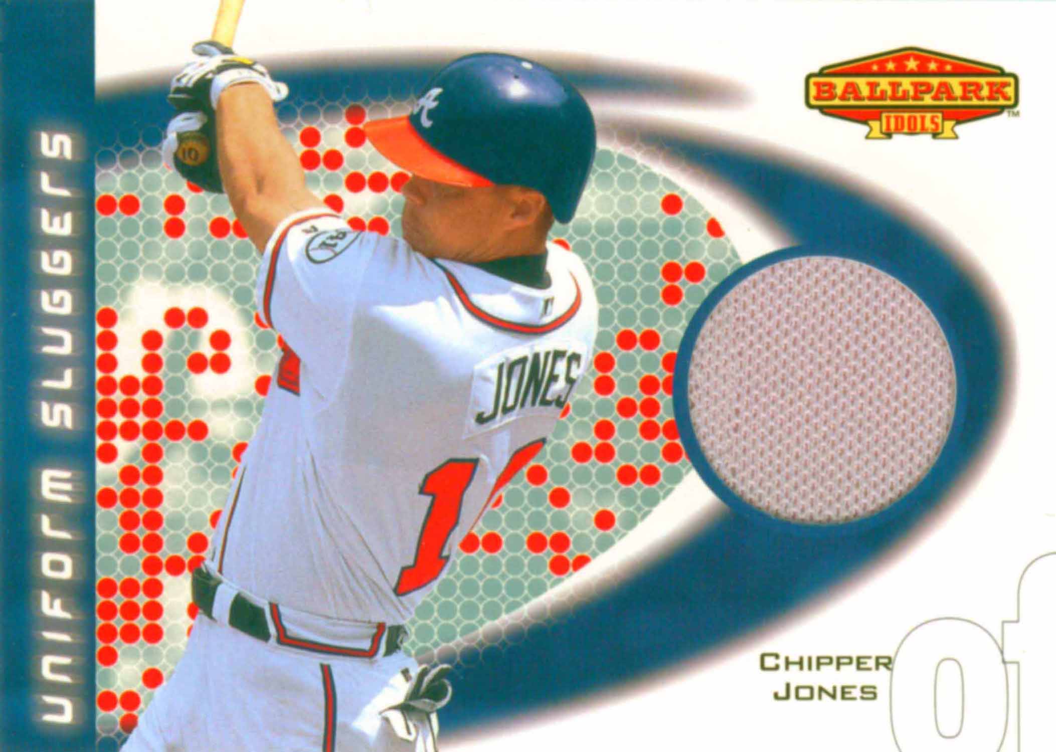 2002 Upper Deck Ballpark Idols Uniform Sluggers Jerseys