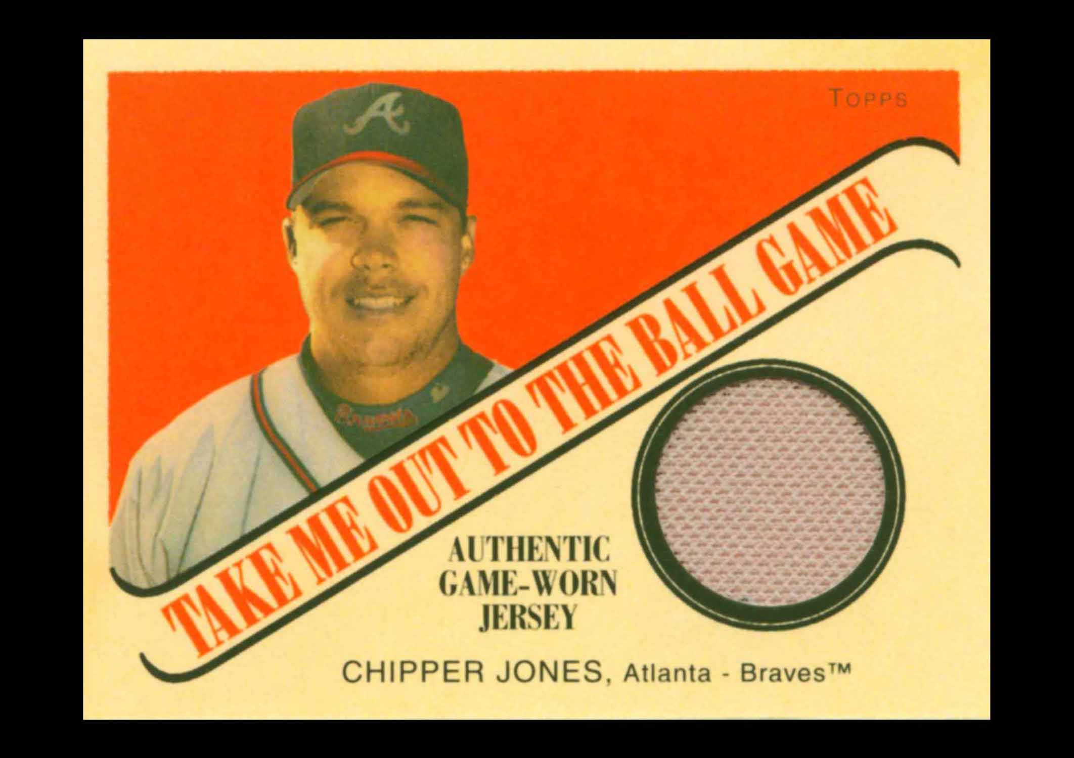 2004 Topps Cracker Jack Take Me Out to the Ballgame Relics Jersey