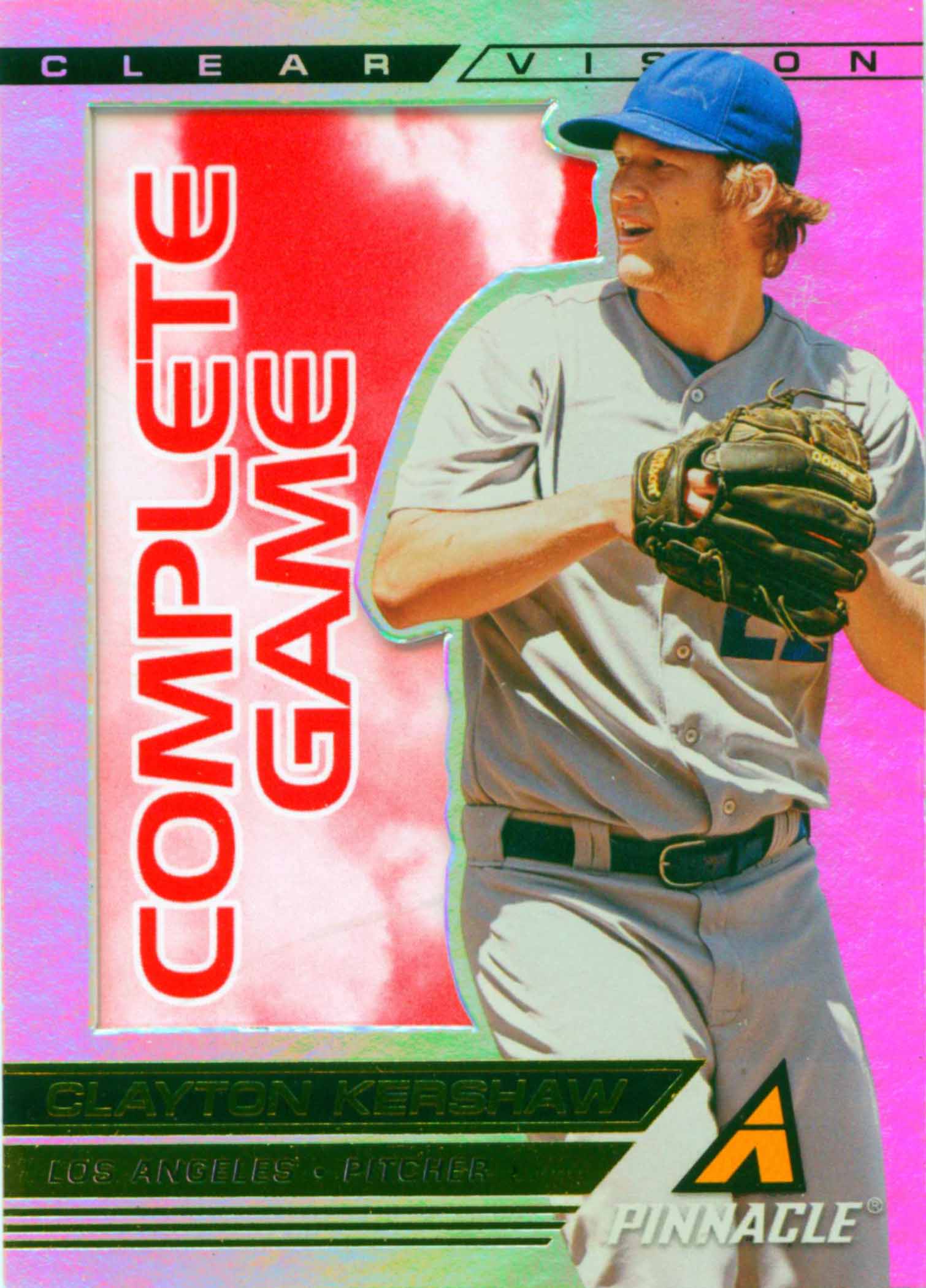 2013 Pinnacle Clear Vision Pitching Complete Game