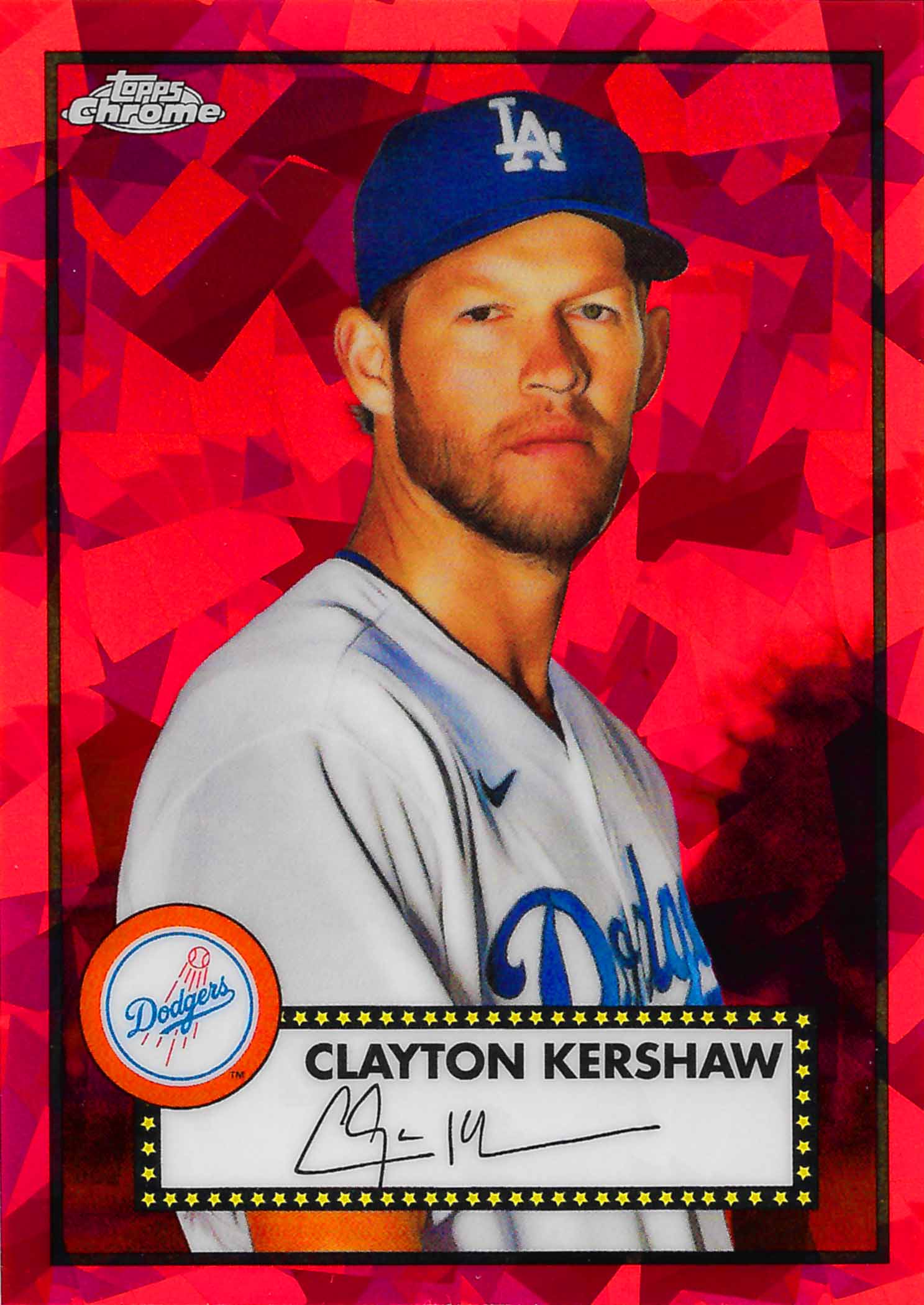 2021 Topps Chrome Platinum Anniversary Red Atomic Refractors
