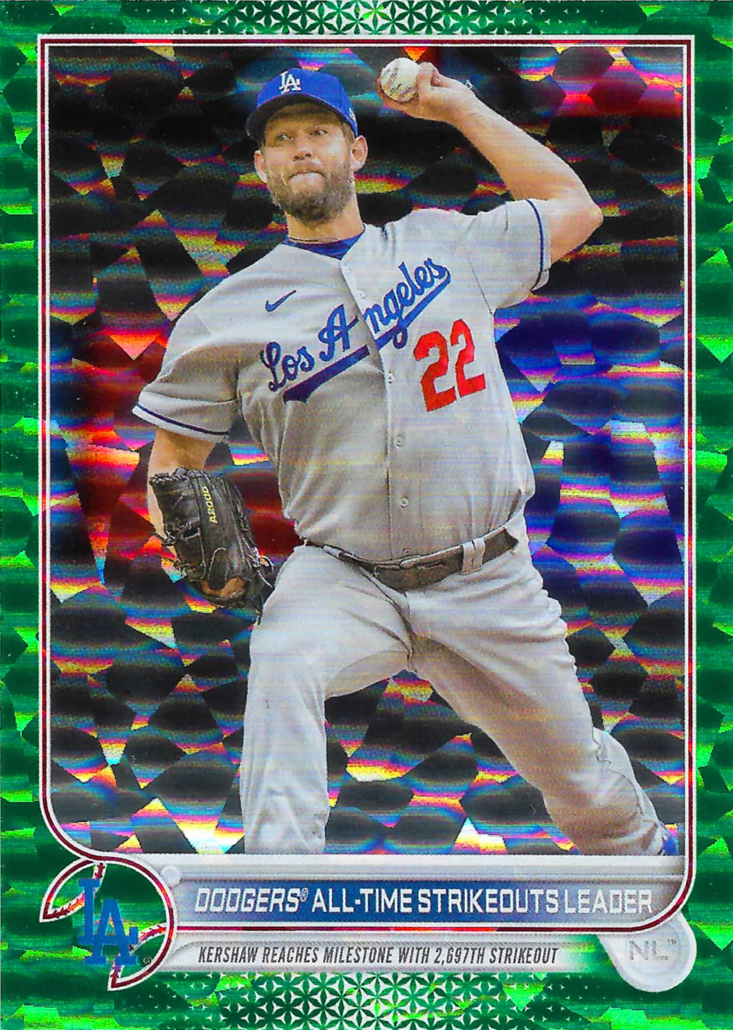 2022 Topps Update Green Foil
