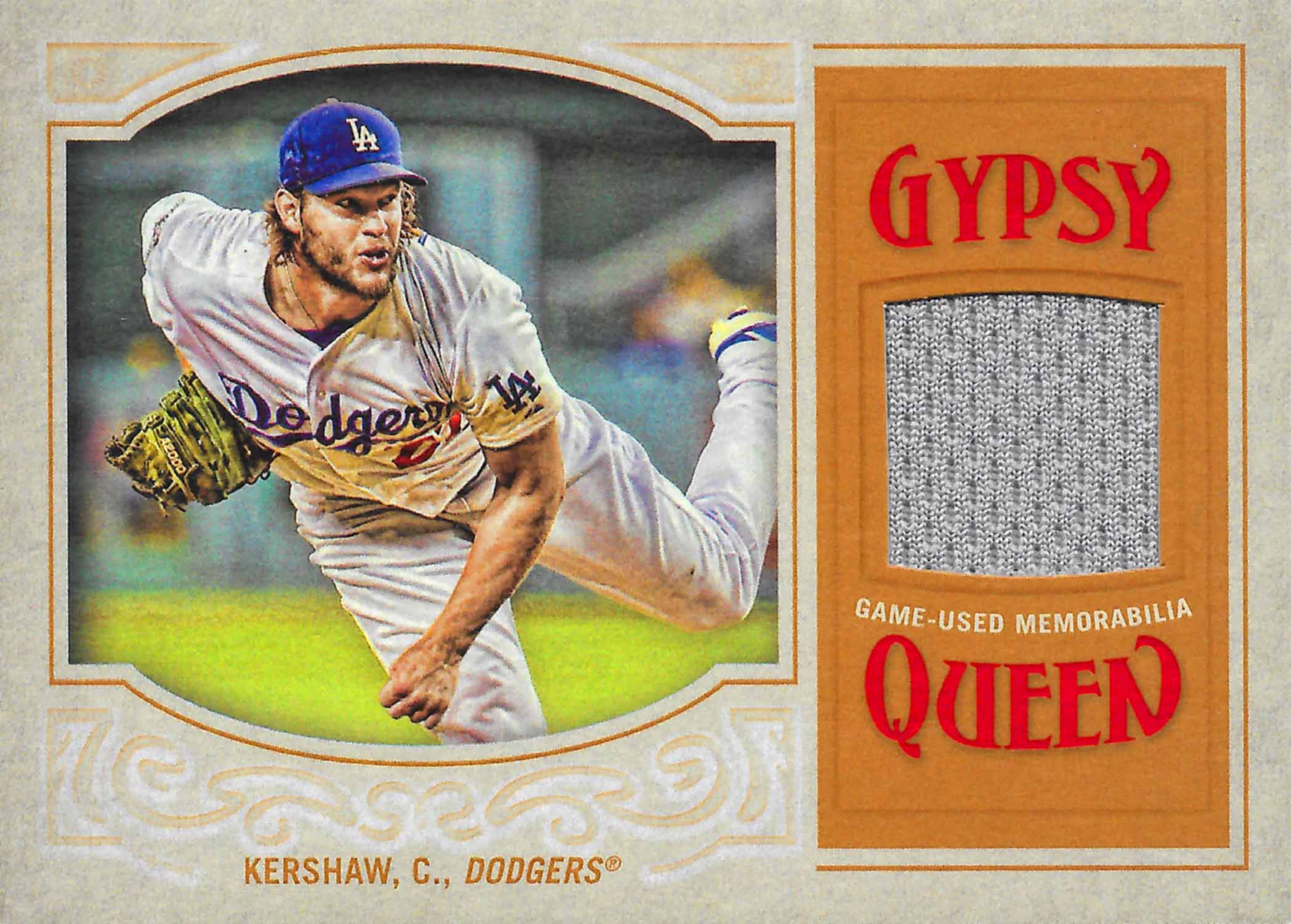 2016 Topps Gypsy Queen Relics