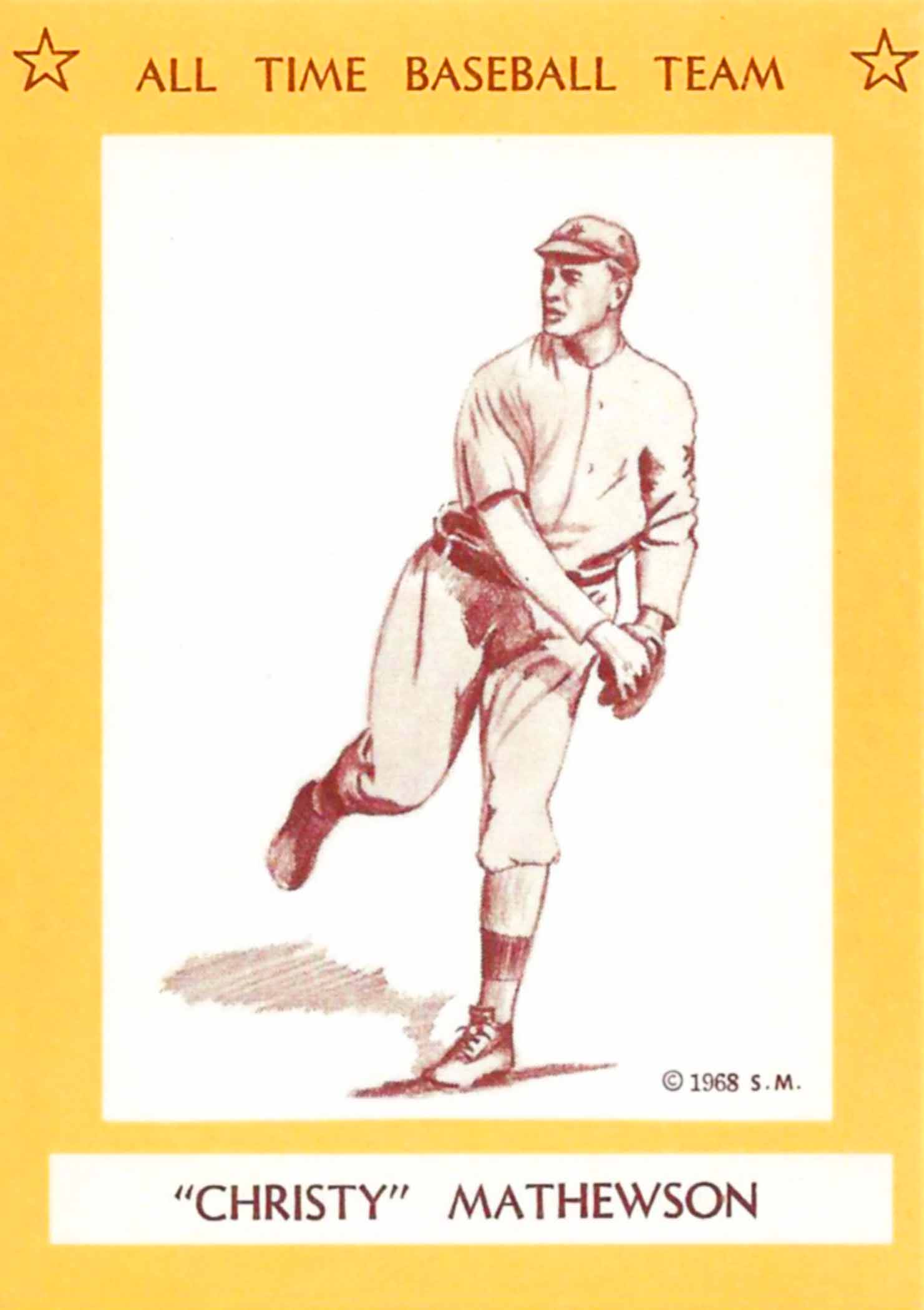 1968 Sports Memorabilia All-Time Greats