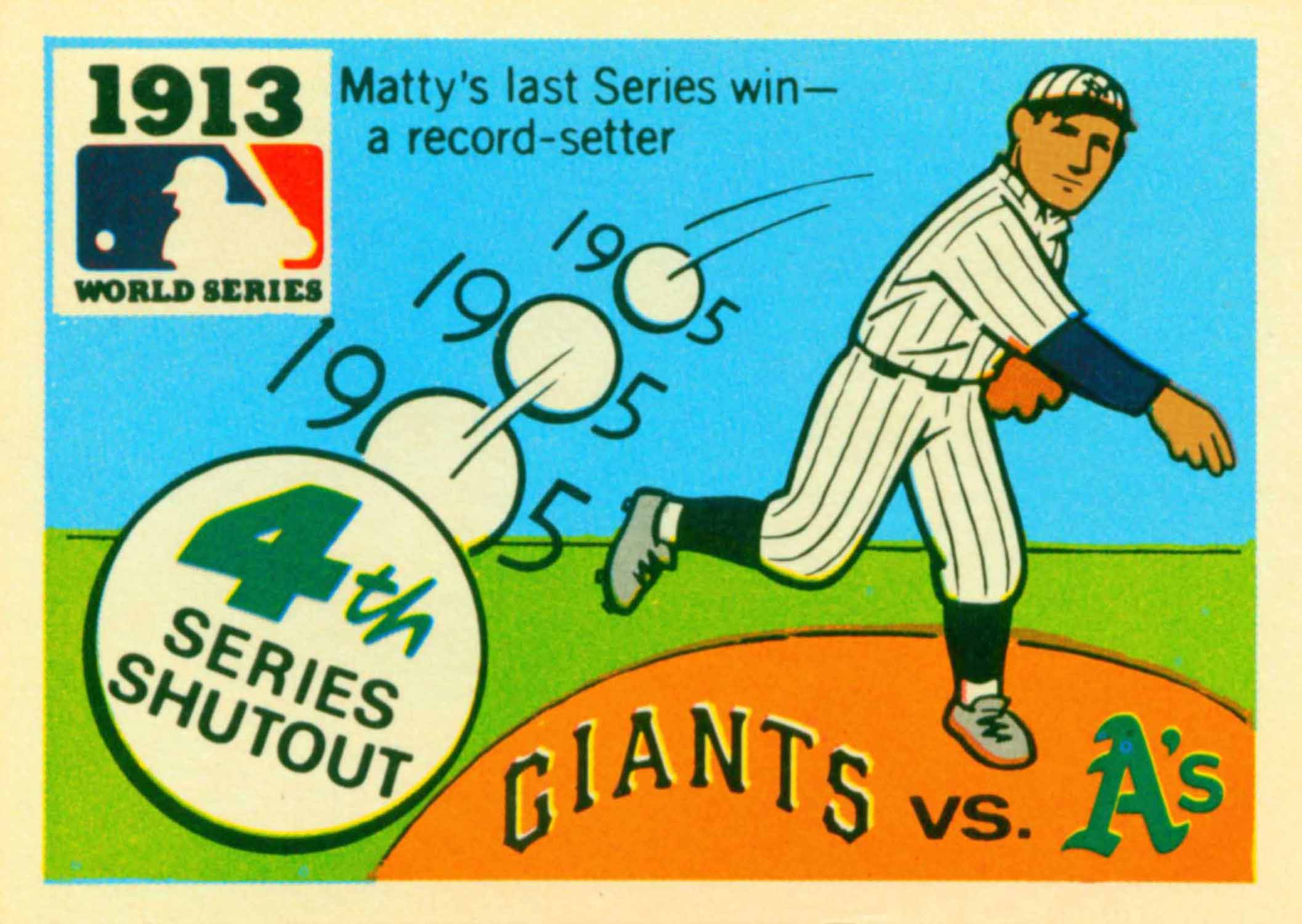 1971 Fleer Laughlin World Series Black Backs