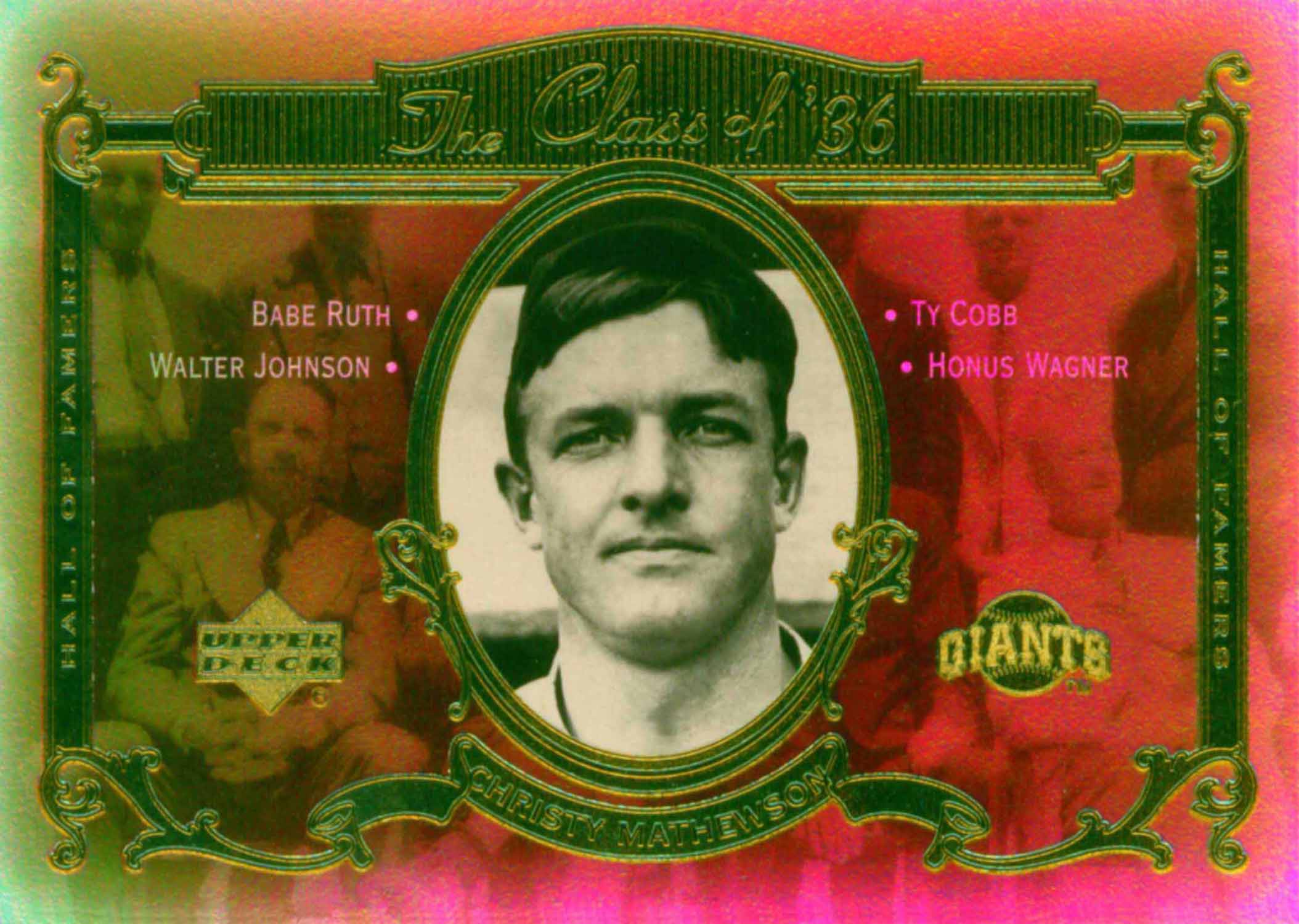 2001 Upper Deck Hall of Famers Class of '36