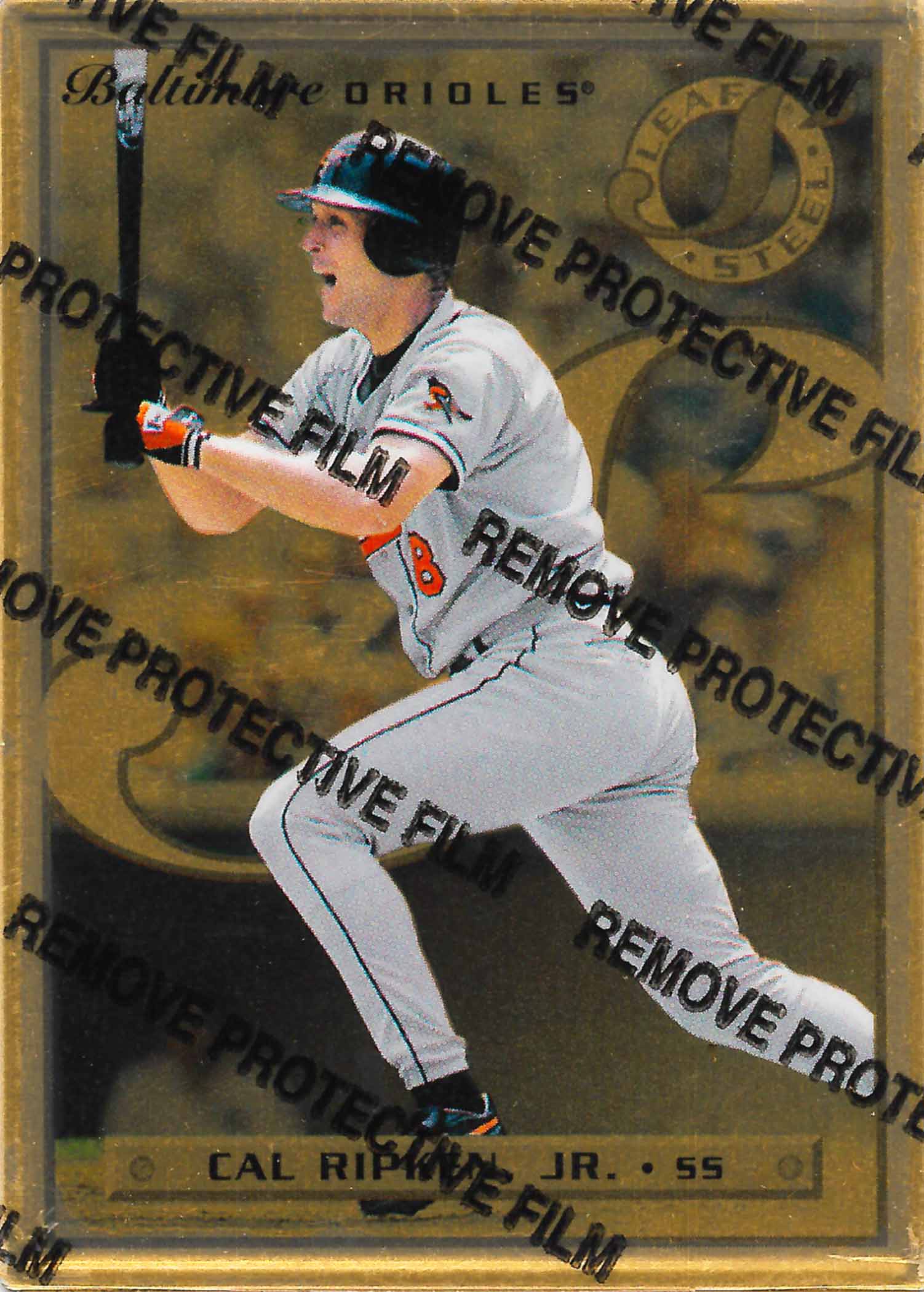 1996 Leaf Preferred Steel Gold