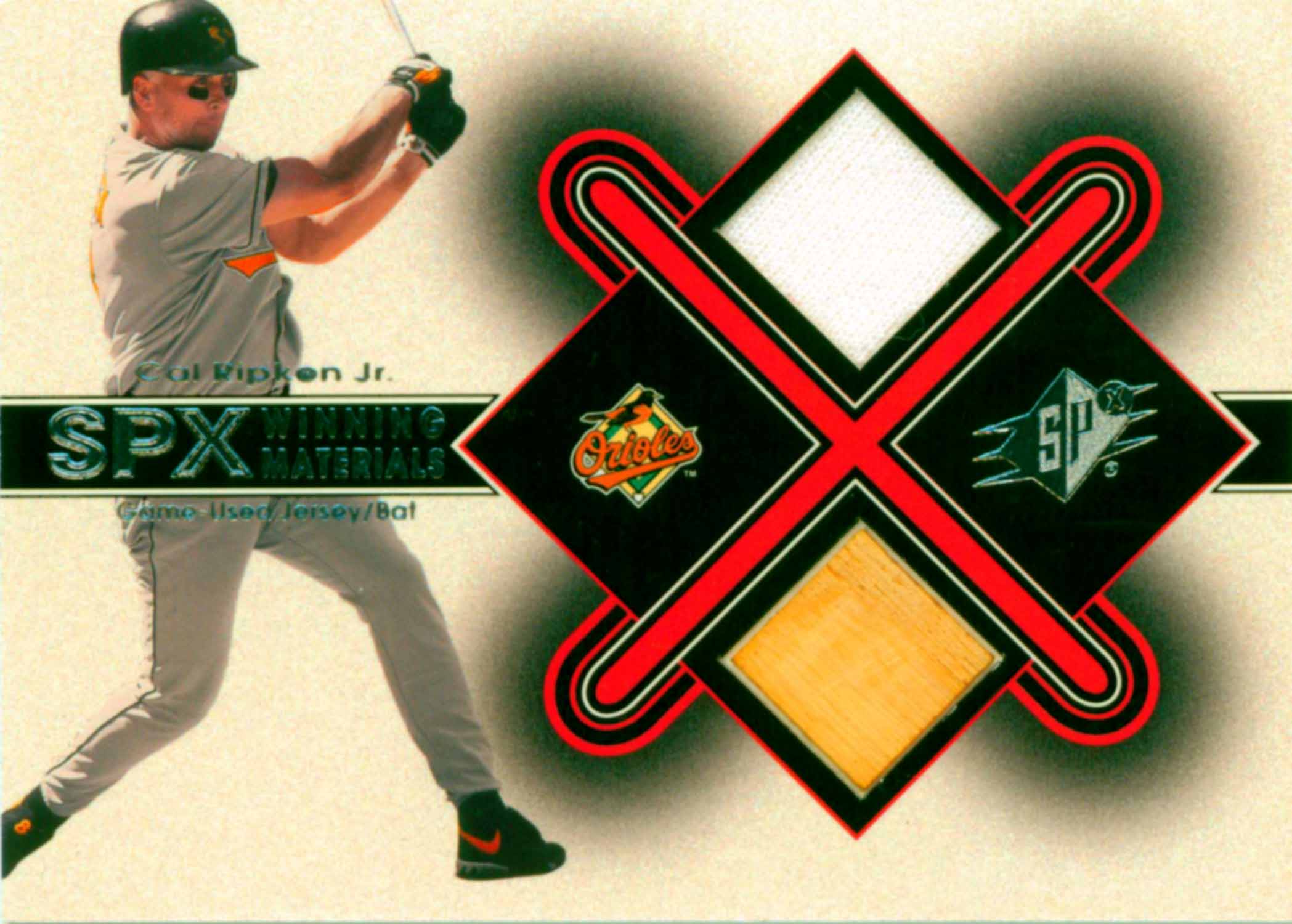 2001 SPx Winning Materials Bat-Jersey
